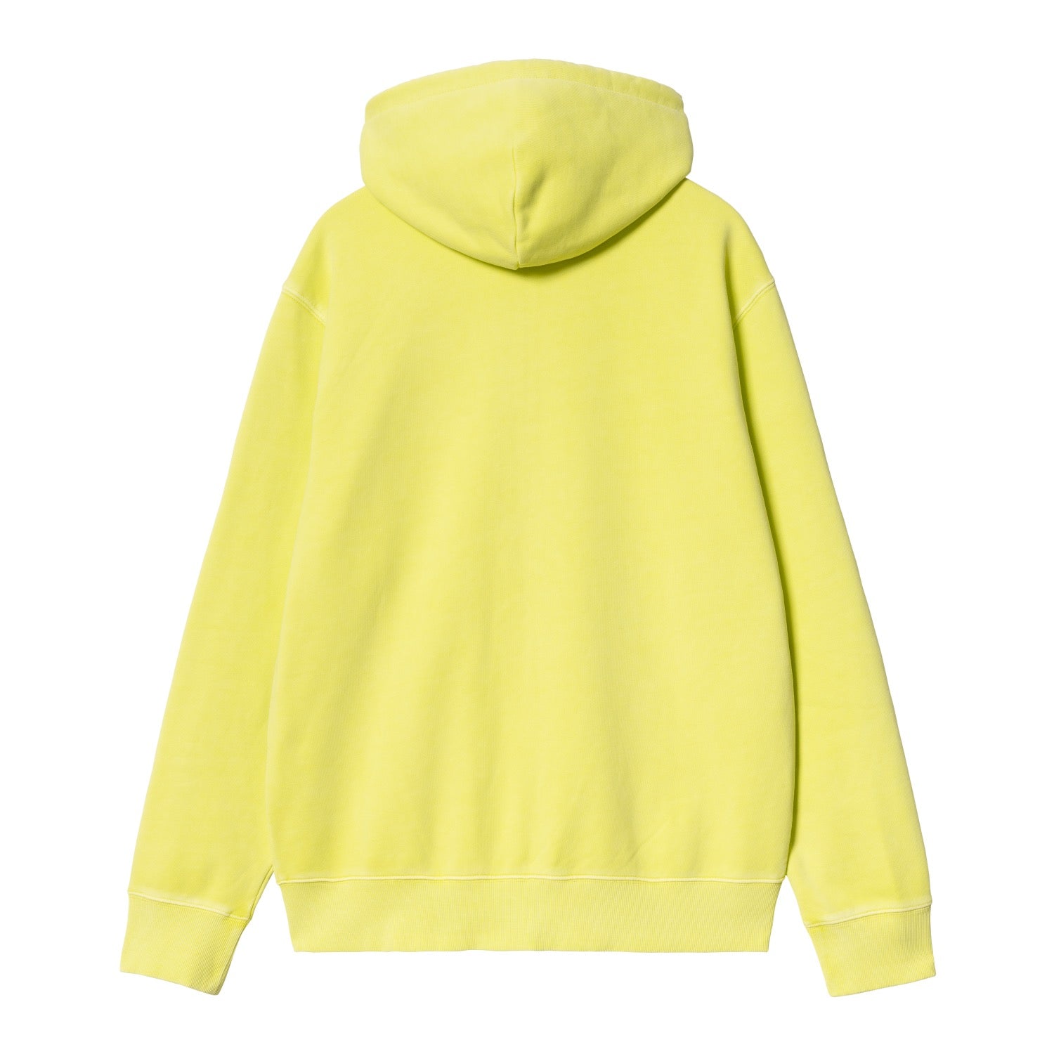 HOODED DUSTER SCRIPT JACKET - Arctic Lime (garment dyed)