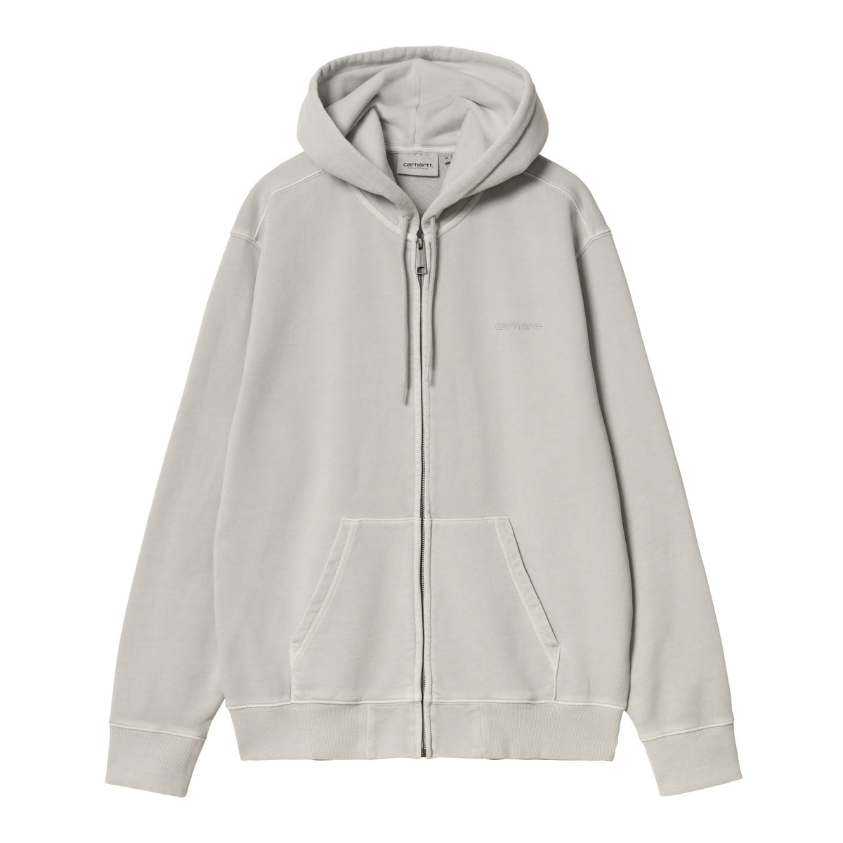 HOODED DUSTER SCRIPT JACKET - Basalt (garment dyed) 1
