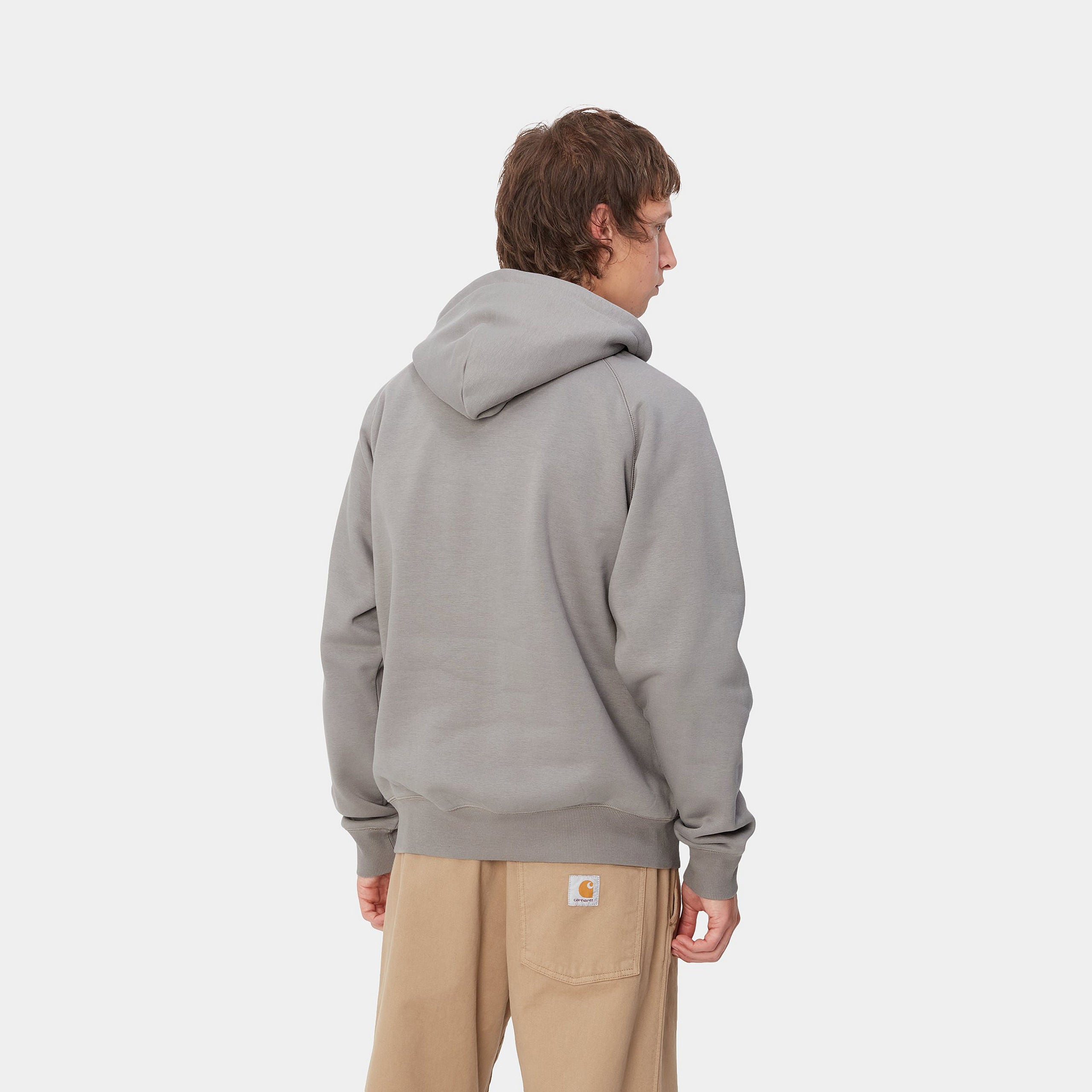 HOODED YUTE SWEAT - Misty Grey