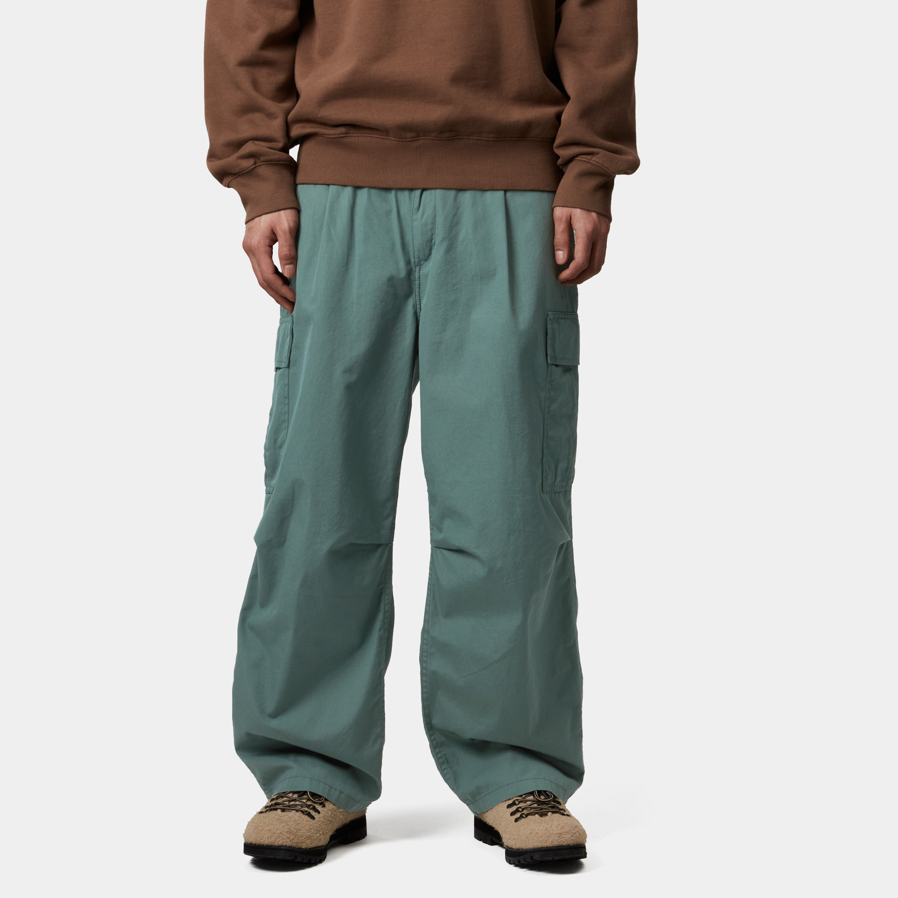 COLE CARGO PANT - Silver Pine (rinsed)