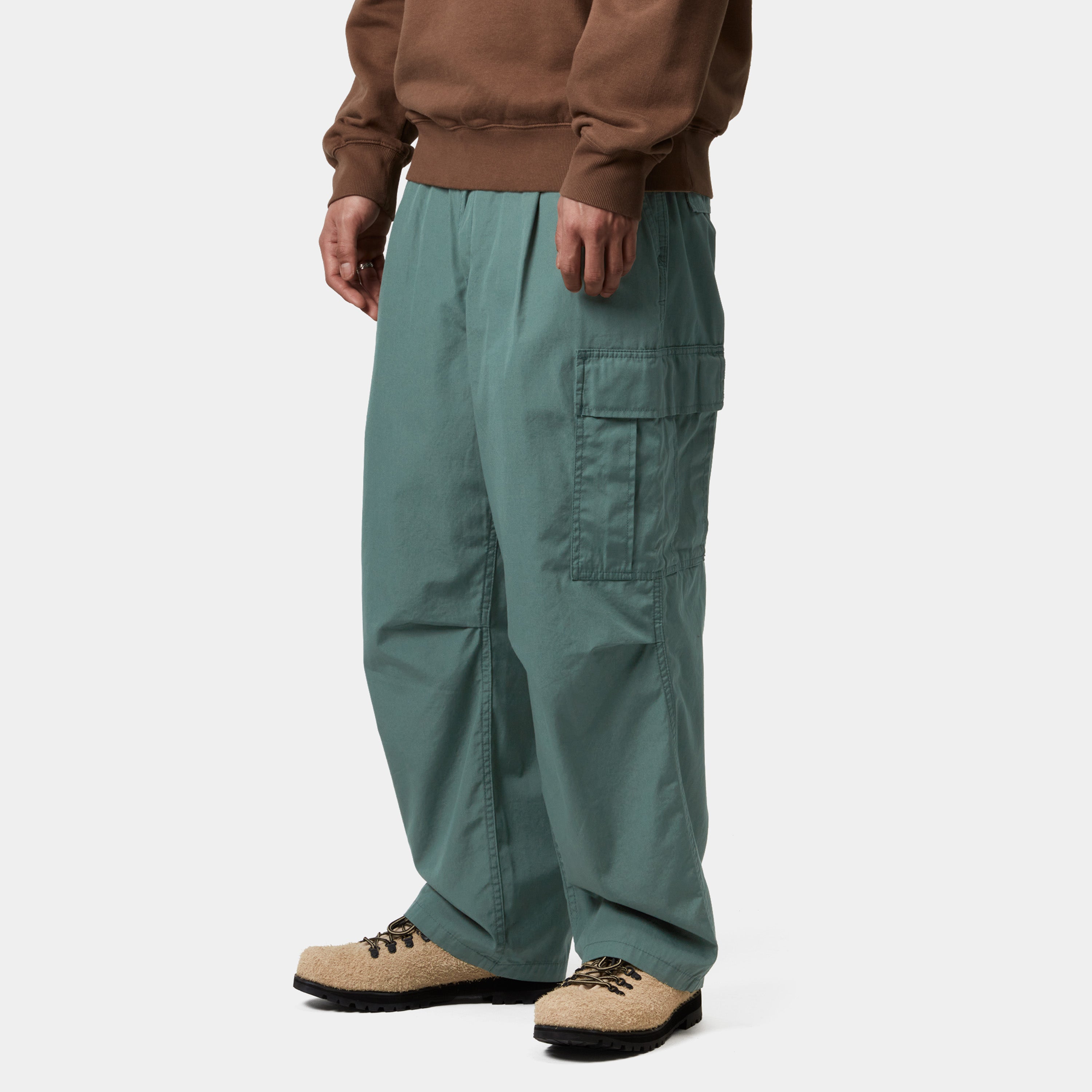 COLE CARGO PANT - Silver Pine (rinsed)