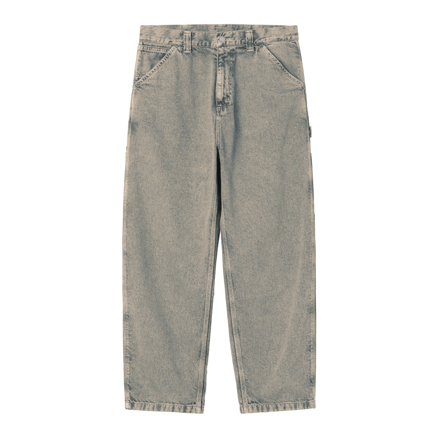 OG SINGLE KNEE PANT  - Blue / Leather (garment dyed)