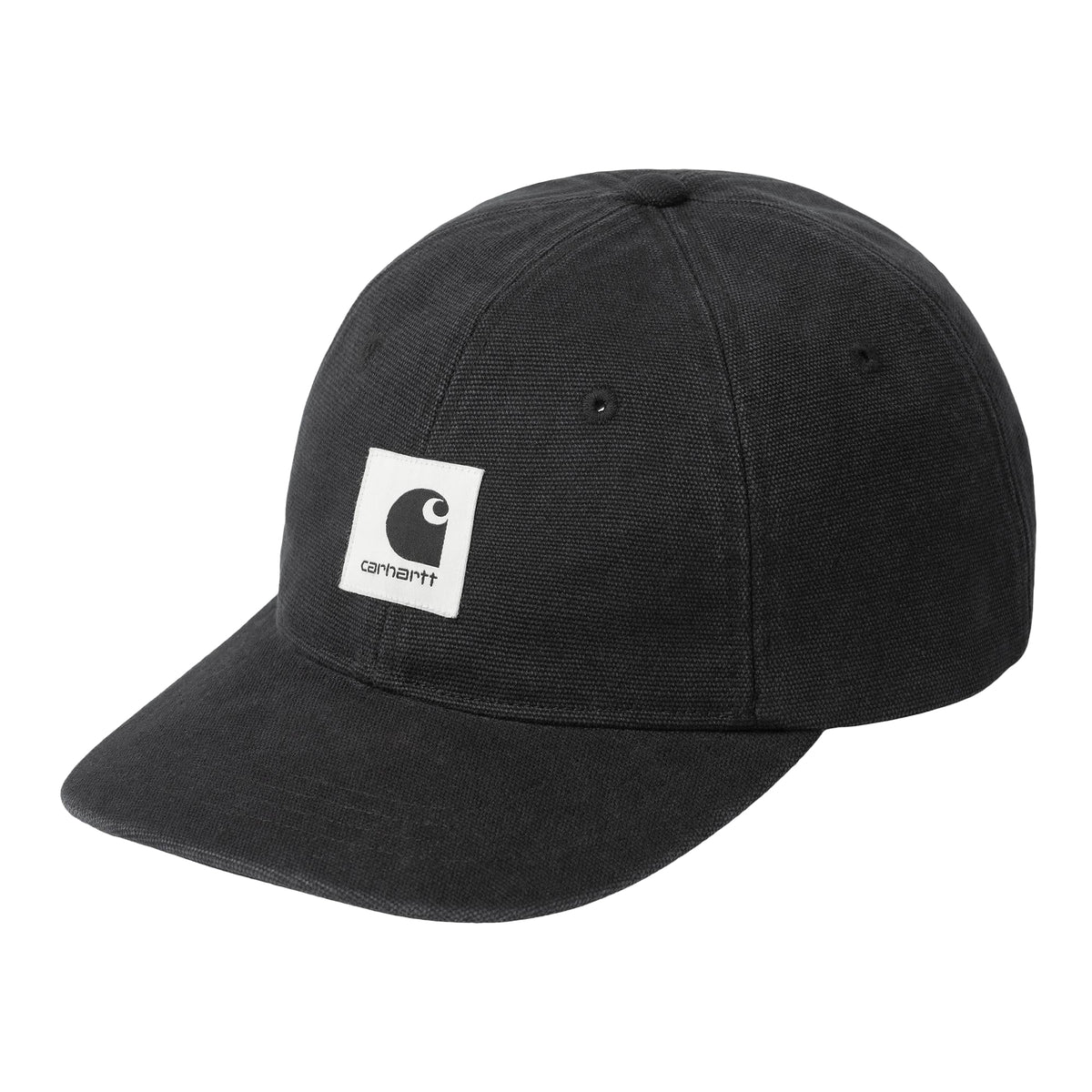 Canvas Cap - Black stone washed