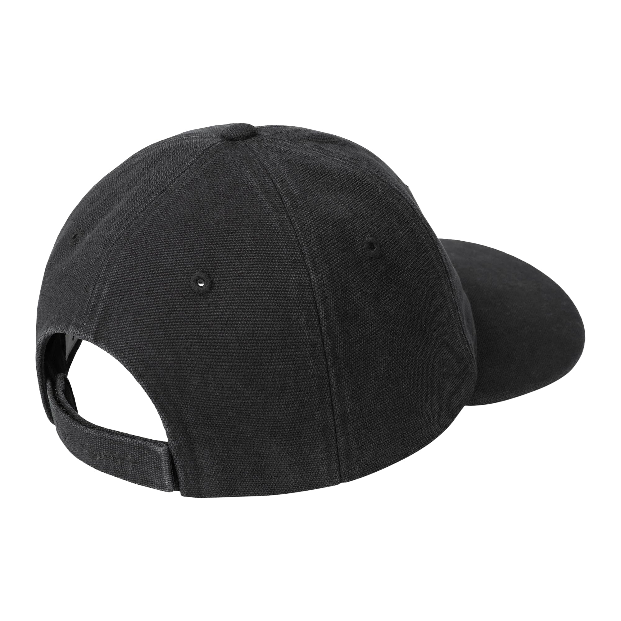 Canvas Cap - Black stone washed 3