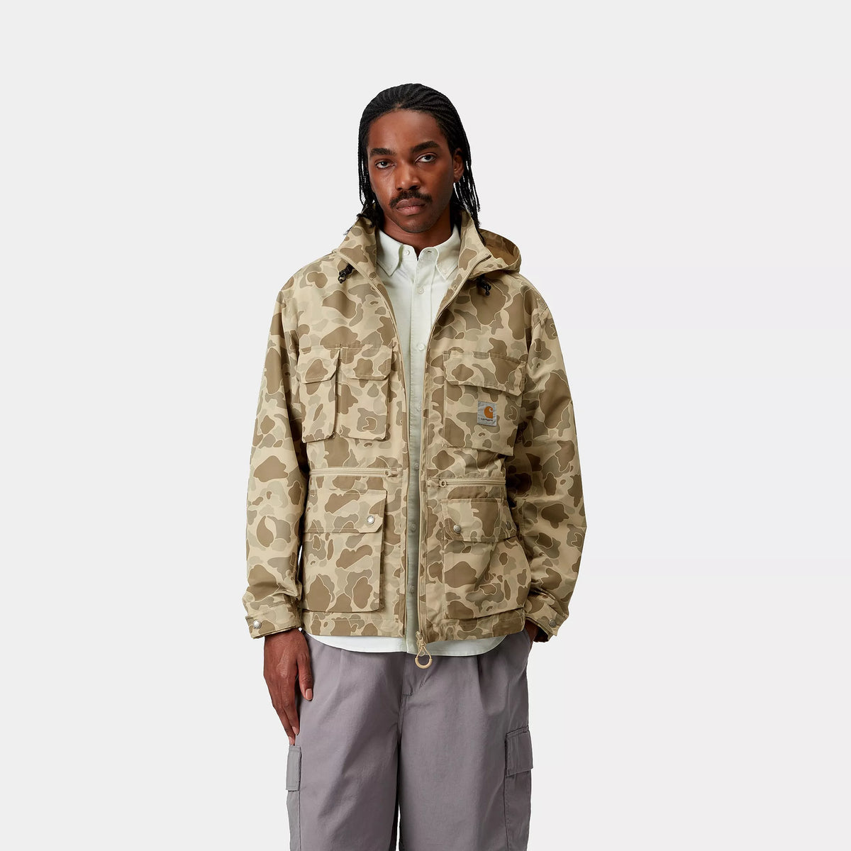IRWIN JACKET - Camo Duck, Desert 4