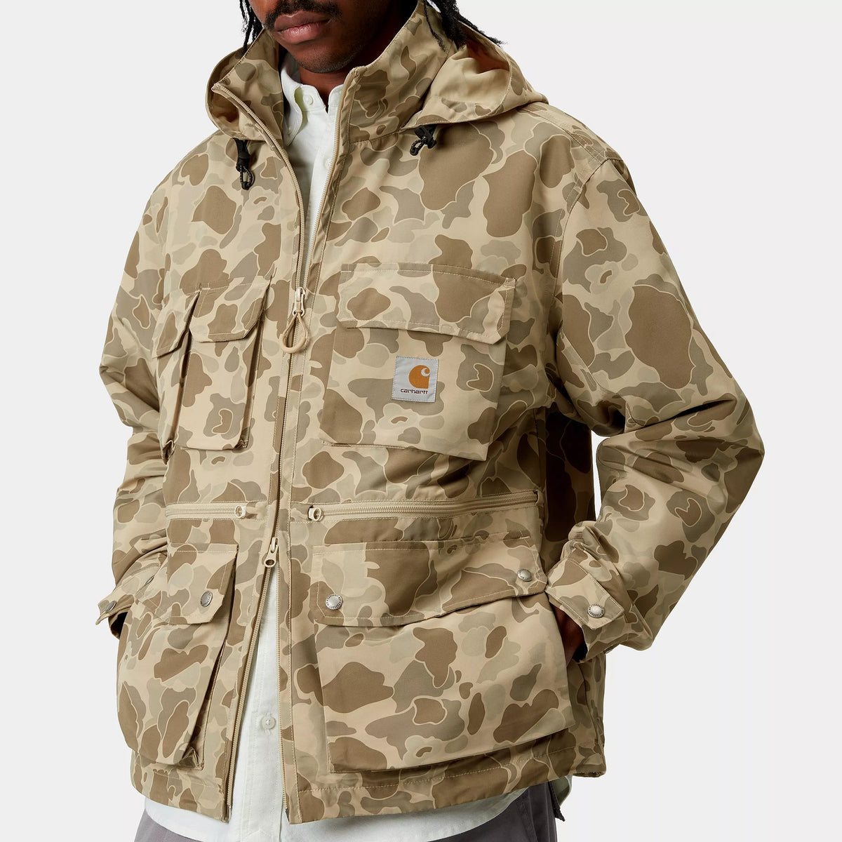 IRWIN JACKET - Camo Duck, Desert 5