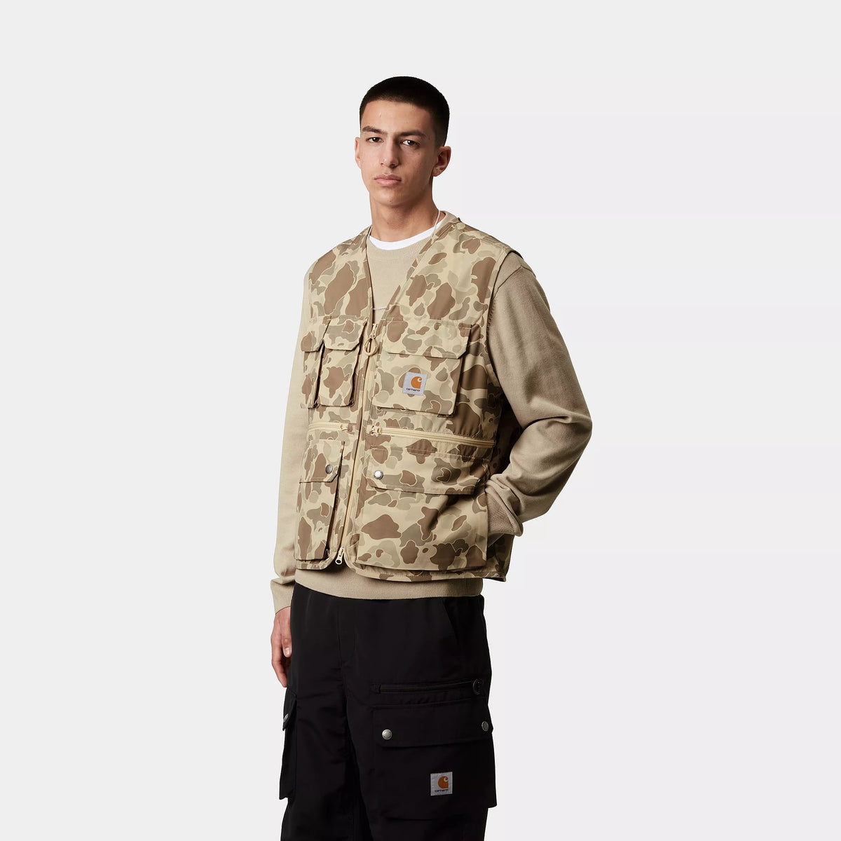 IRWIN VEST - Camo Duck, Desert 4