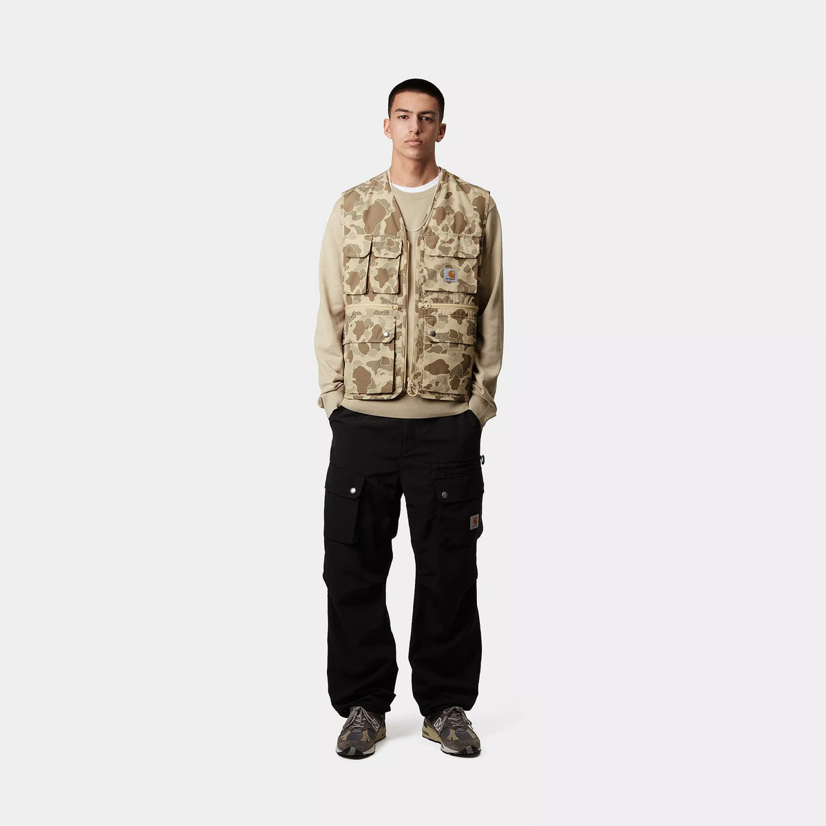 IRWIN VEST - Camo Duck, Desert 5