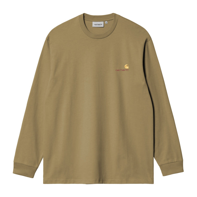 Carhartt WIP アメリカンスクリプト カーハート 長袖 Tシャツ