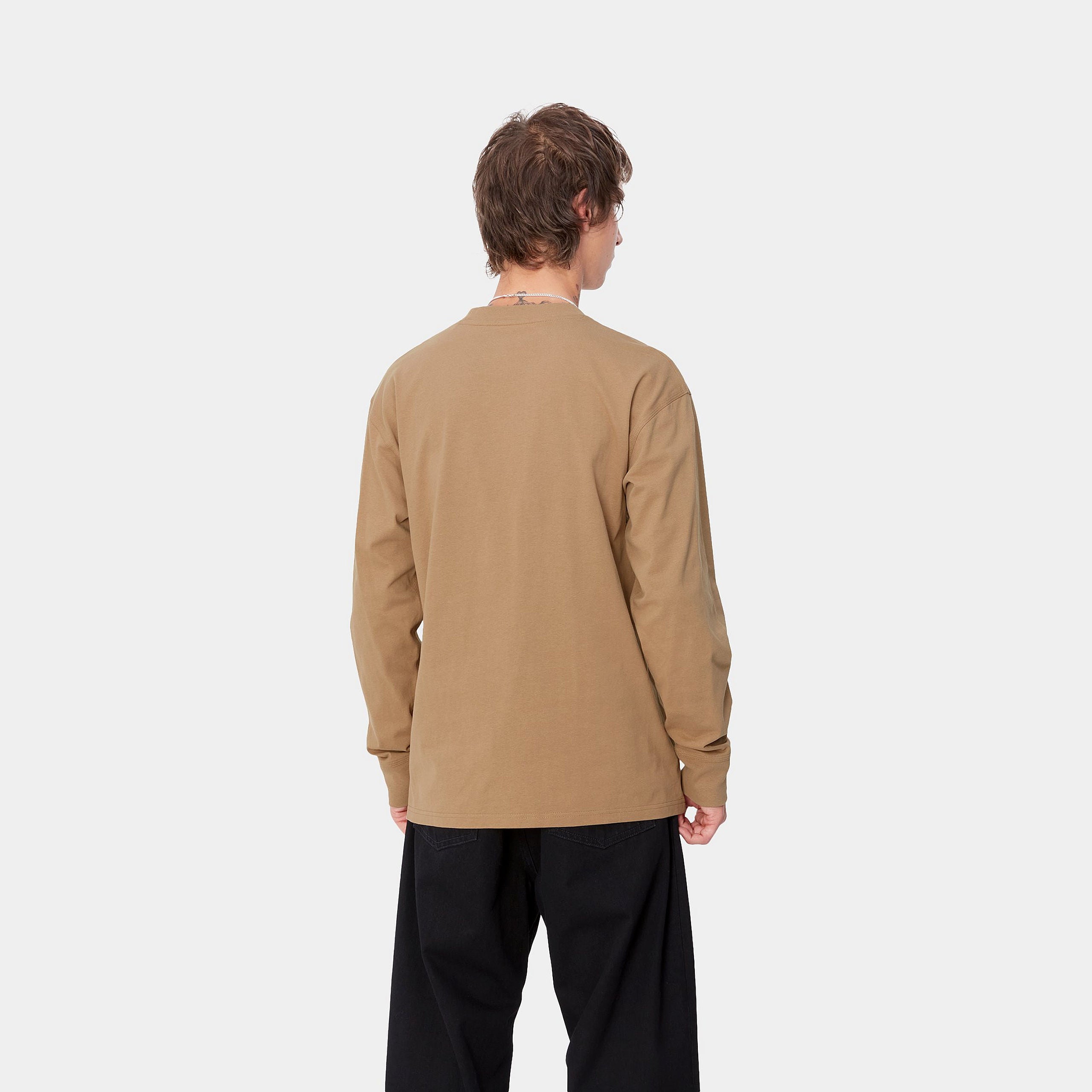 ロングスリーブアメリカンスクリプトTシャツ