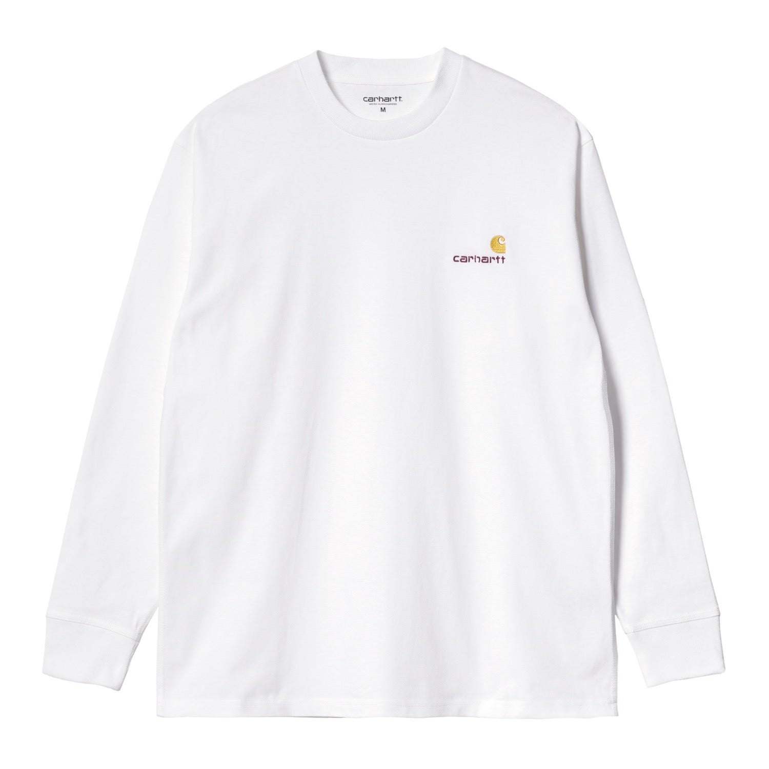 L/S AMERICAN SCRIPT T-SHIRT - White