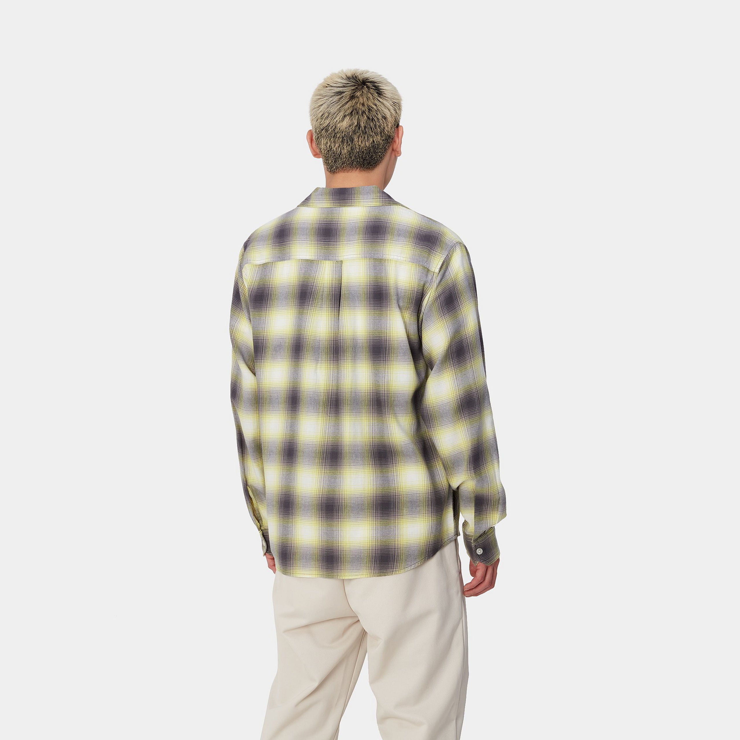 L/S BLANCHARD SHIRT - Blanchard Check, Arctic Lime