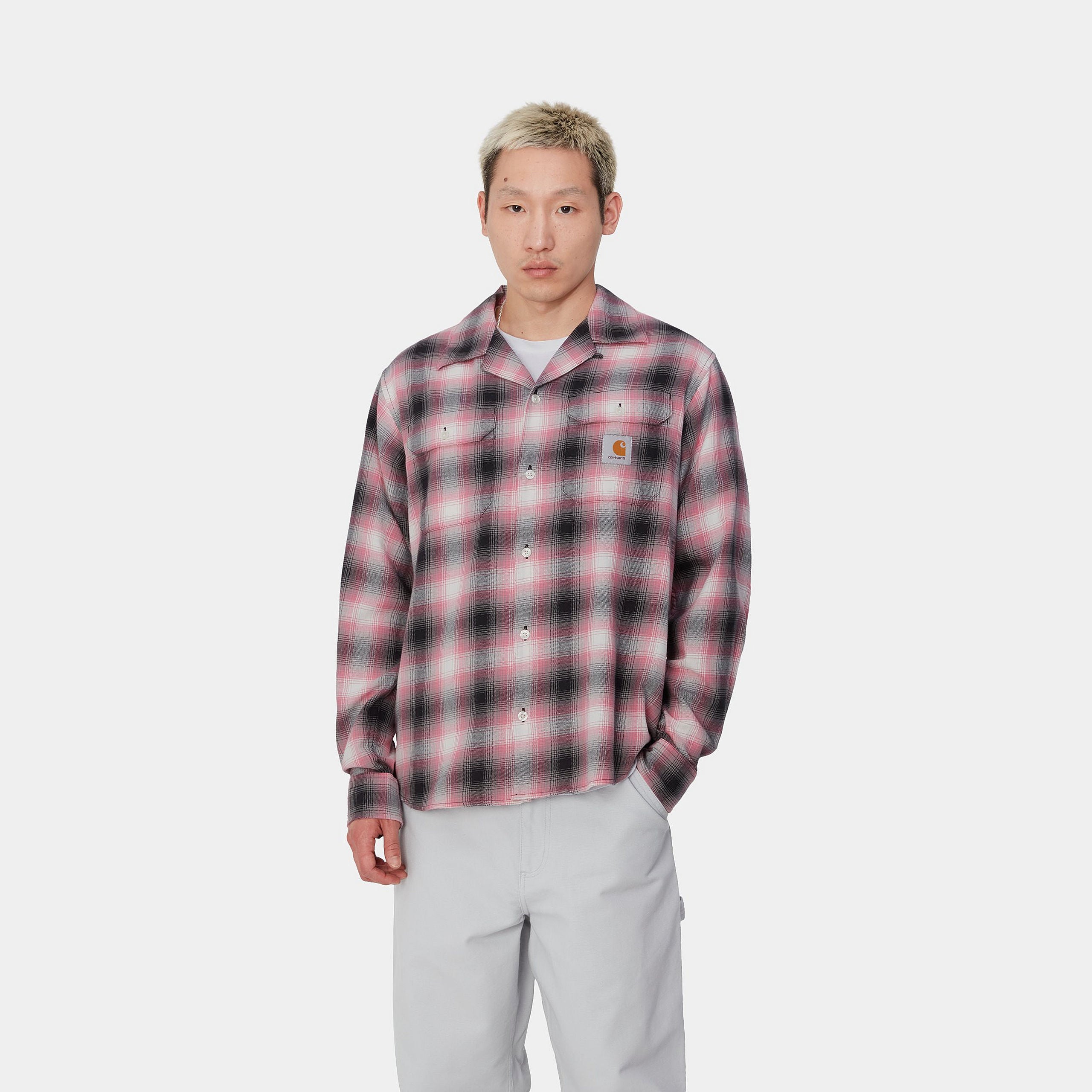 L/S BLANCHARD SHIRT - Blanchard Check, Charm Pink