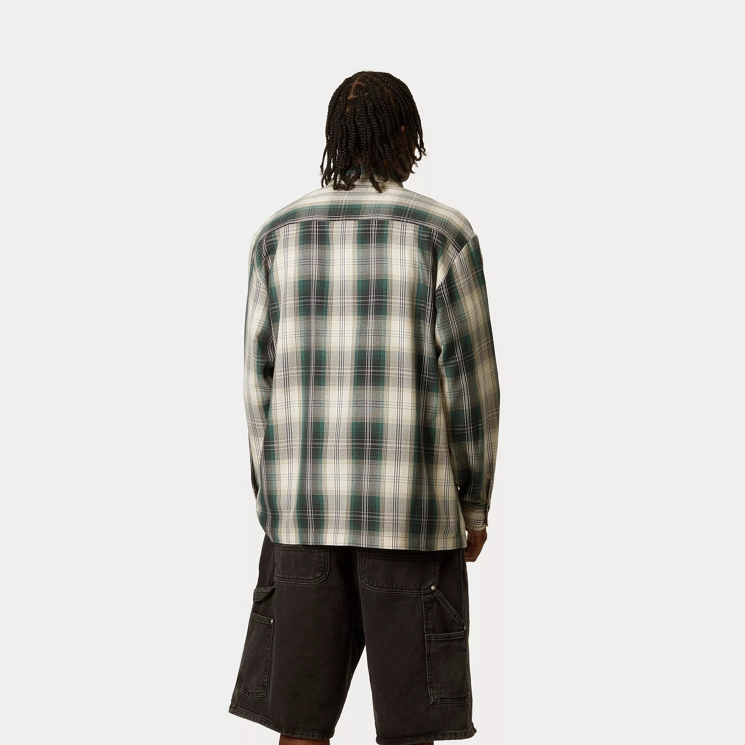 L/S BLANTON SHIRT - Blanton Check, Malachite