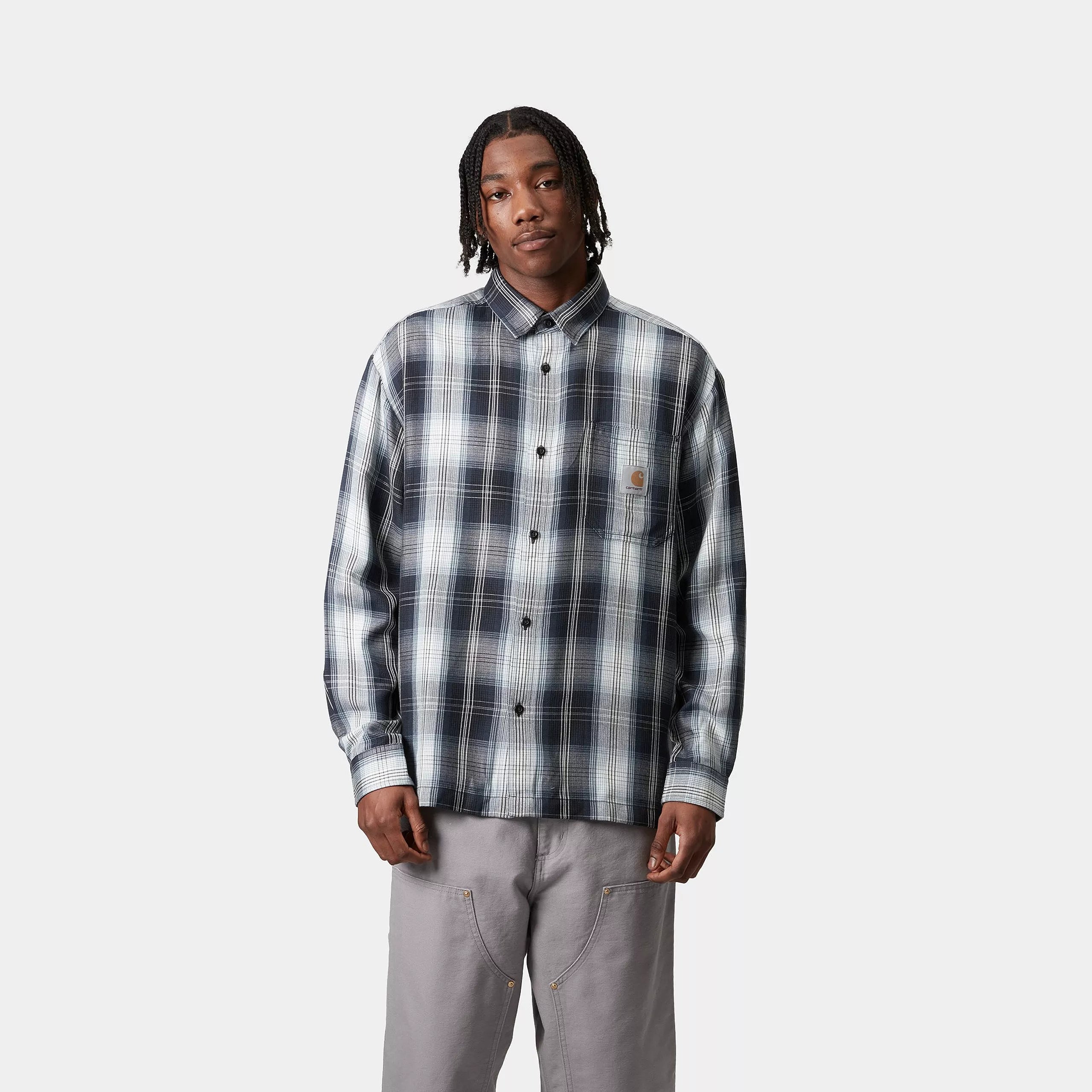 L/S BLANTON SHIRT - Blanton Check, Mizar