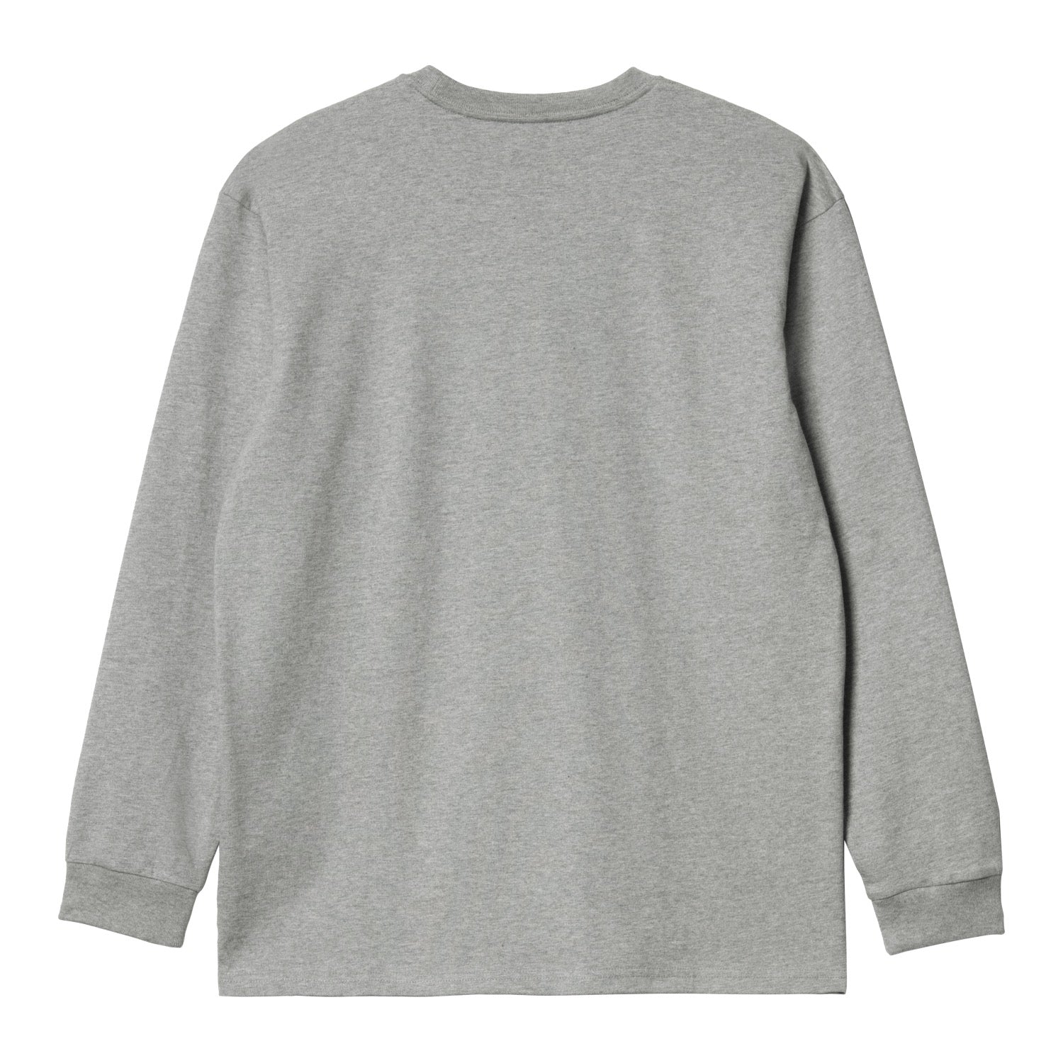 L/S CHASE T-SHIRT - Grey Heather / Gold