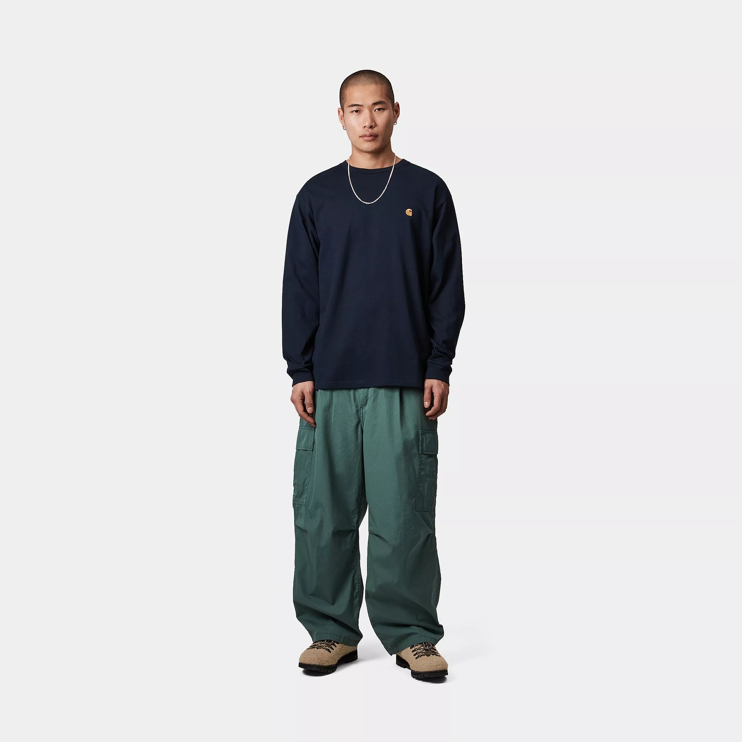 L/S CHASE T-SHIRT - Mizar / Gold 4