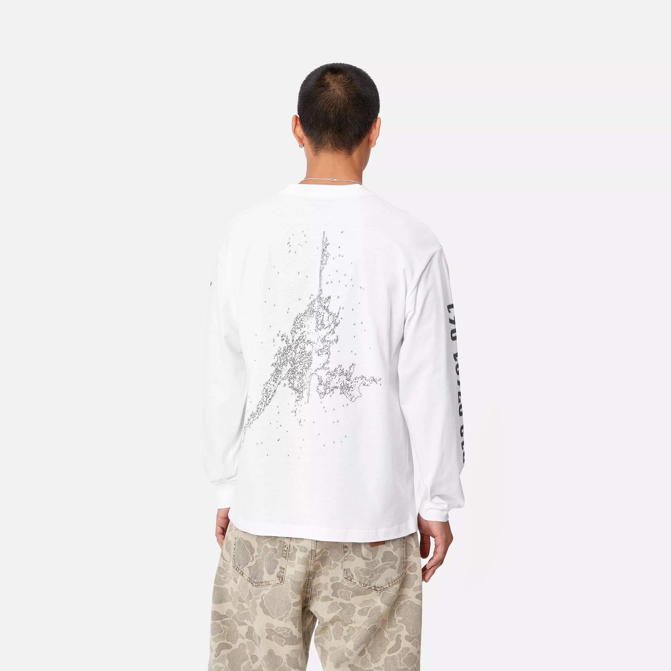 L/S COORDINATE T-SHIRT - White