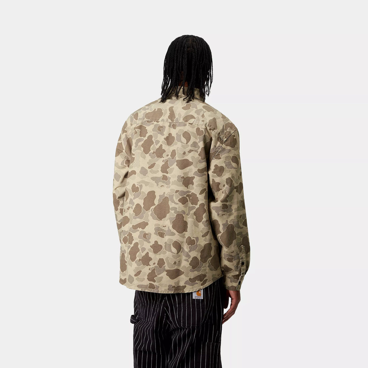L/S DUCK SHIRT - Camo Duck, Desert (stone washed) 3