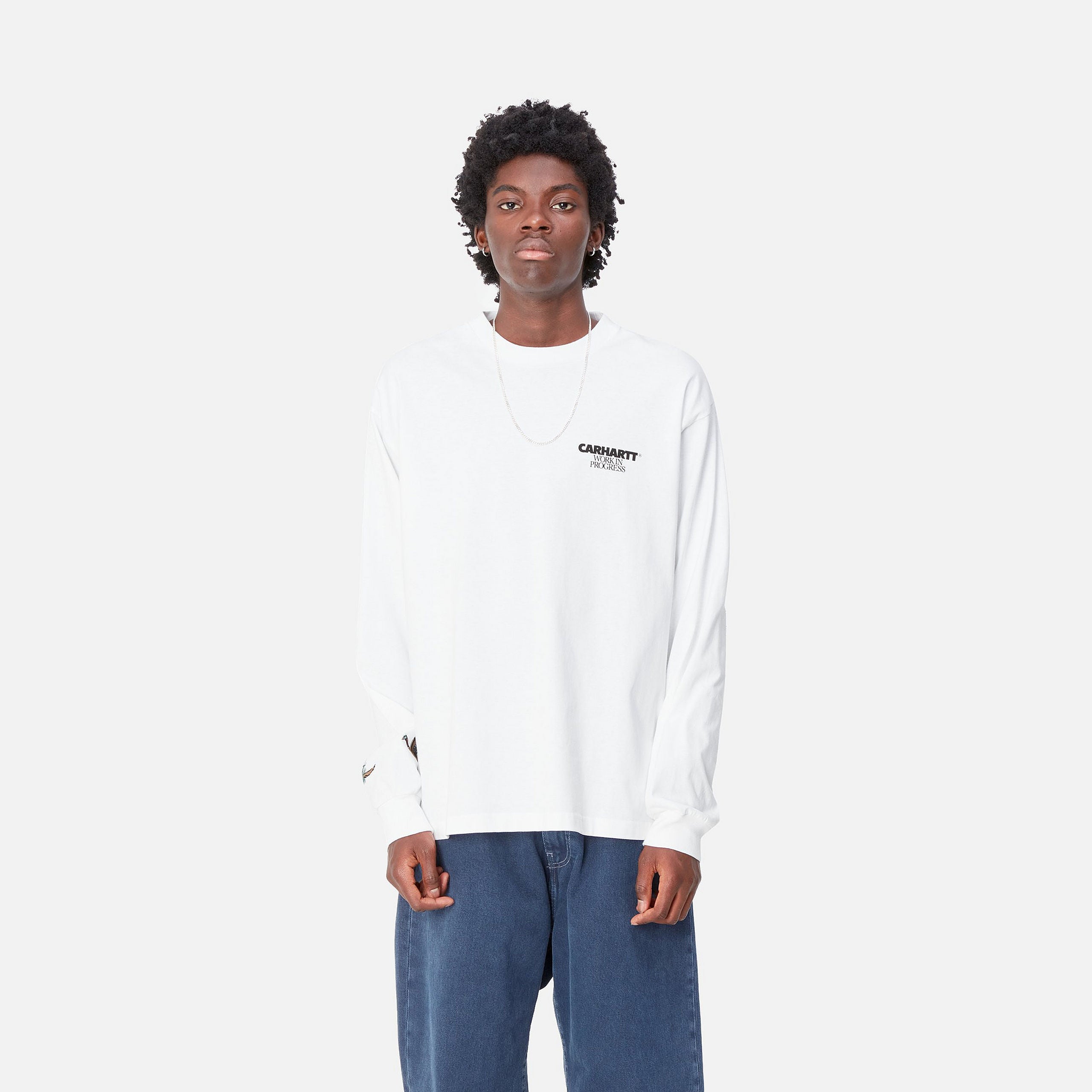 L/S DUCKS T-SHIRT - White