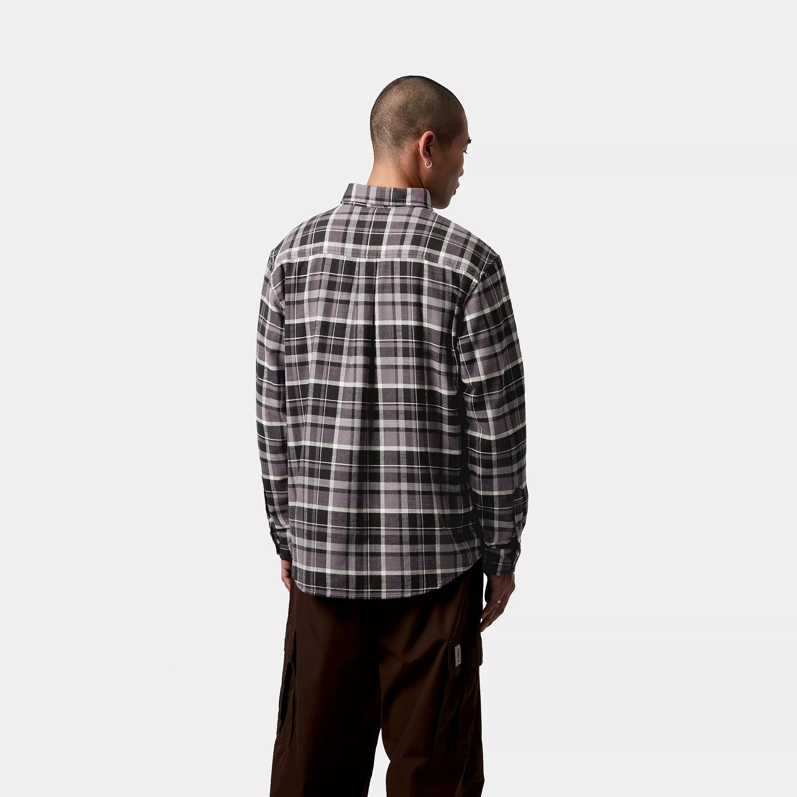 L/S FENDRICK SHIRT - Fendrick Check, Black