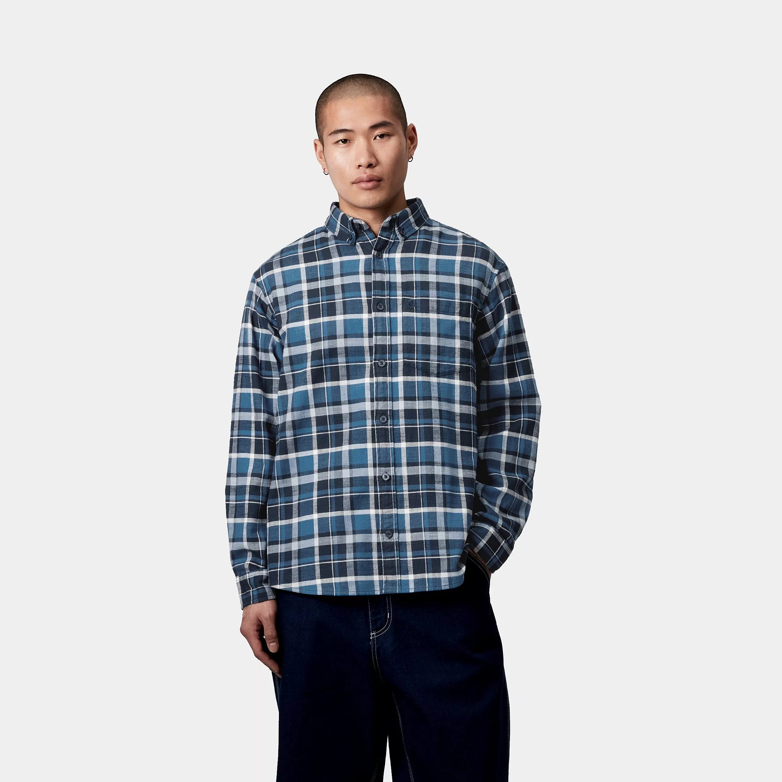 L/S FENDRICK SHIRT - Fendrick Check, Mizar