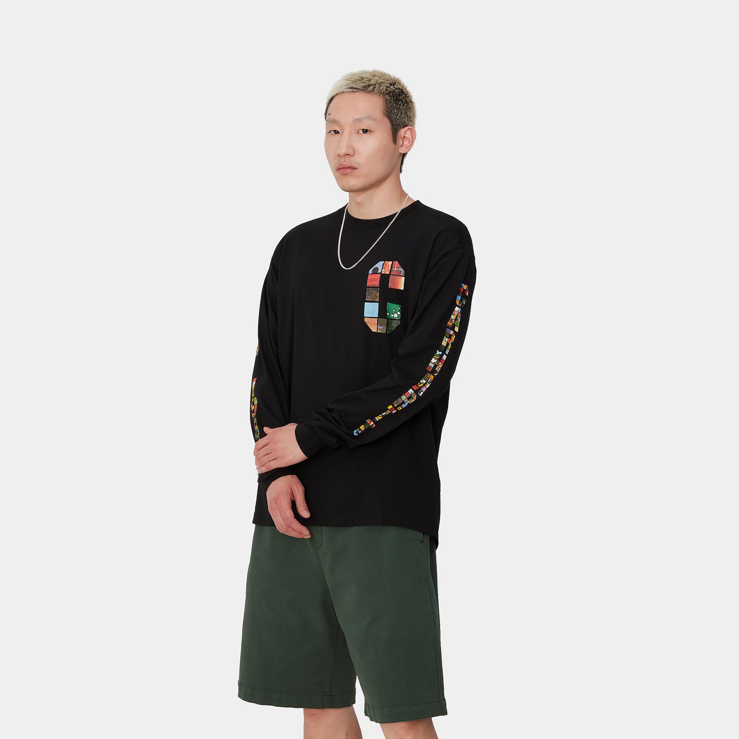 L/S MACHINE 89 T-SHIRT - Black 2