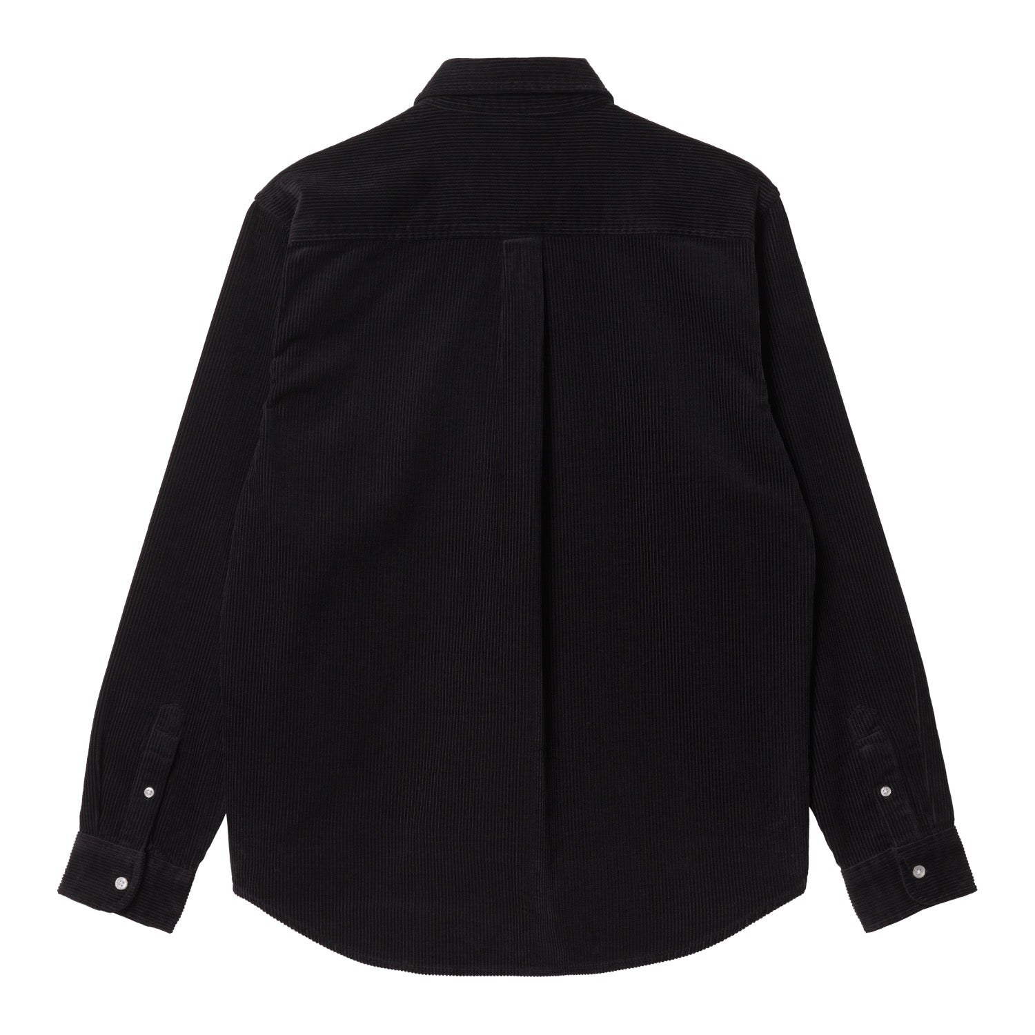 L/S MADISON CORD SHIRT - Black / Wax