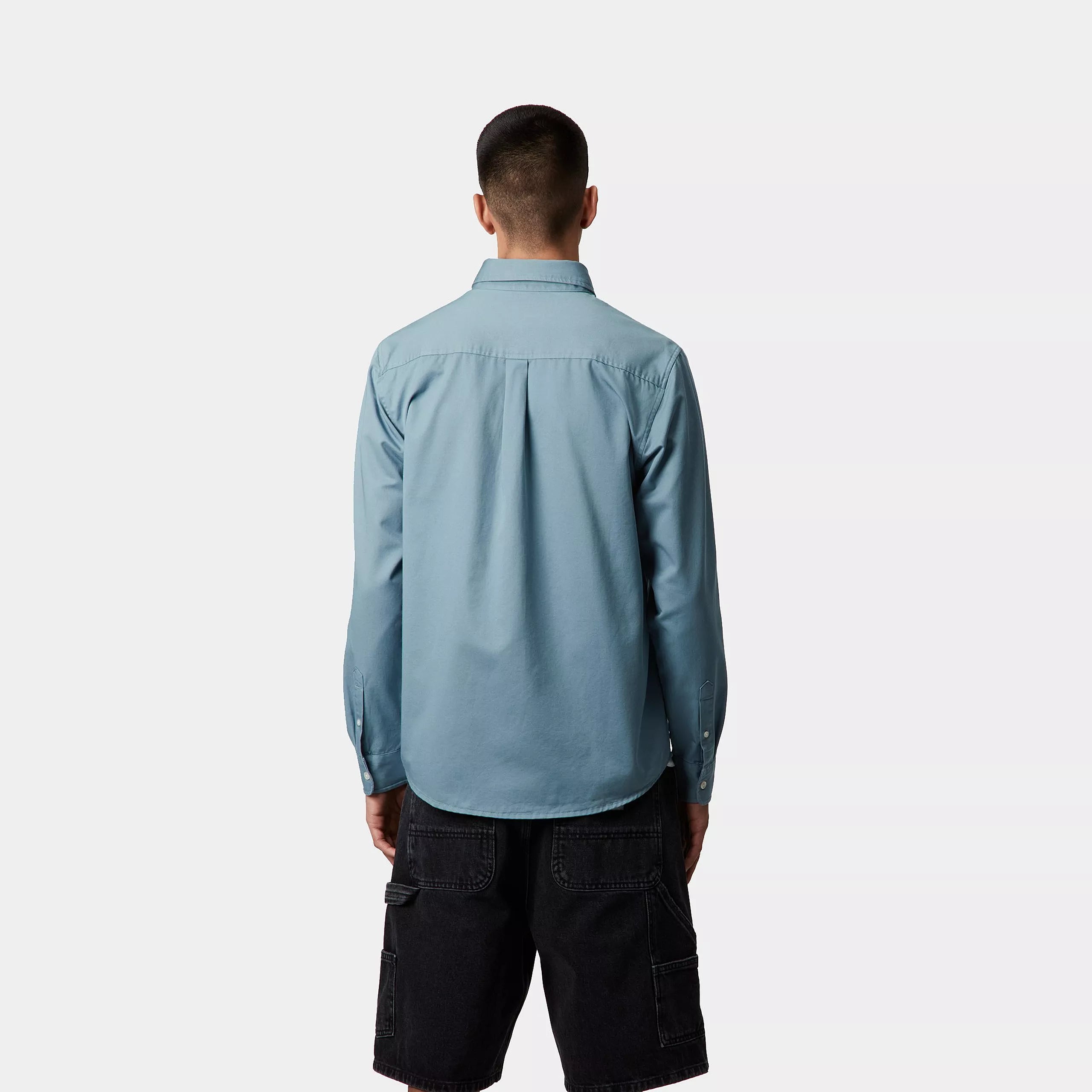 L/S MADISON SHIRT - Icy Water / Wax