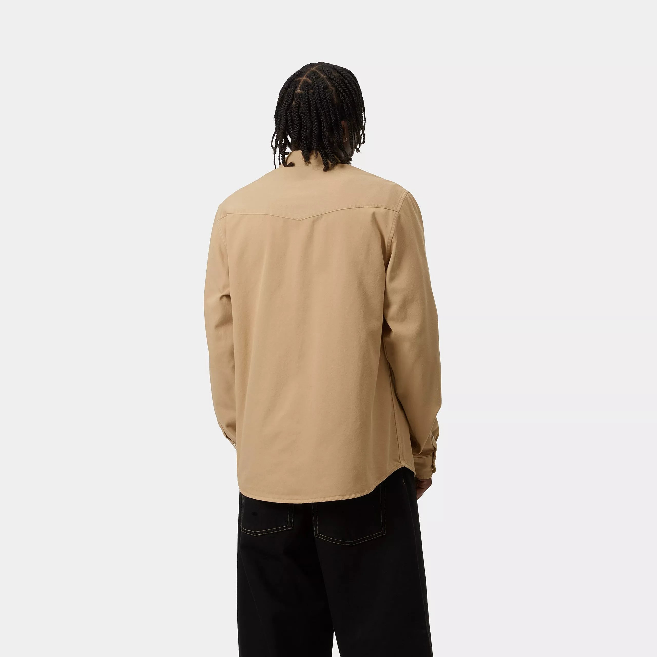 L/S SANTA FE SHIRT - Dusty H Brown