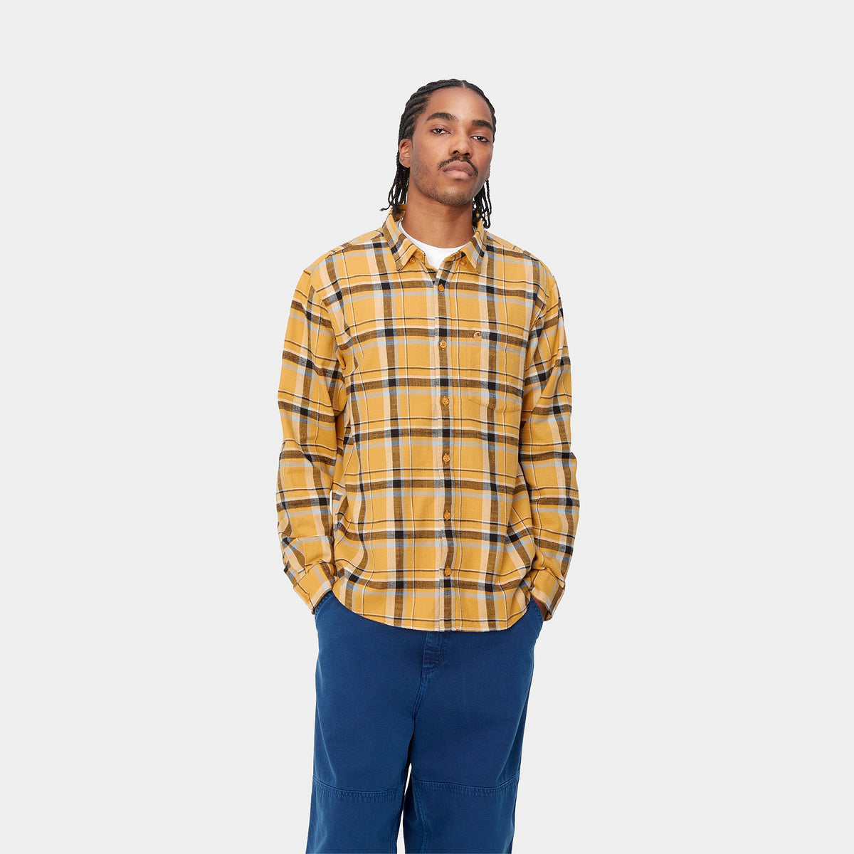 L/S SWENSON SHIRT - Swenson Check, Sunray 2