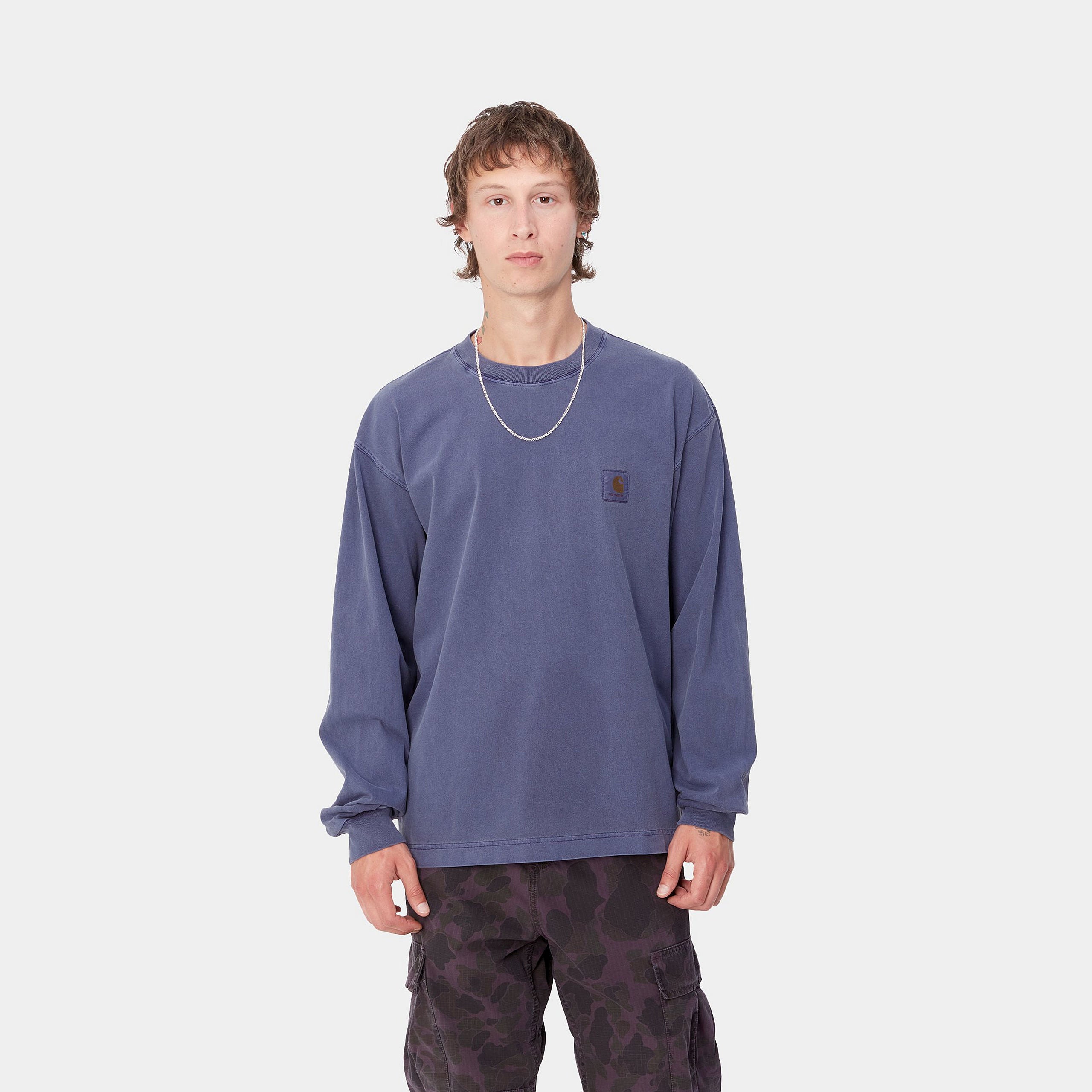 L/S VISTA T-SHIRT - Aura (garment dyed)