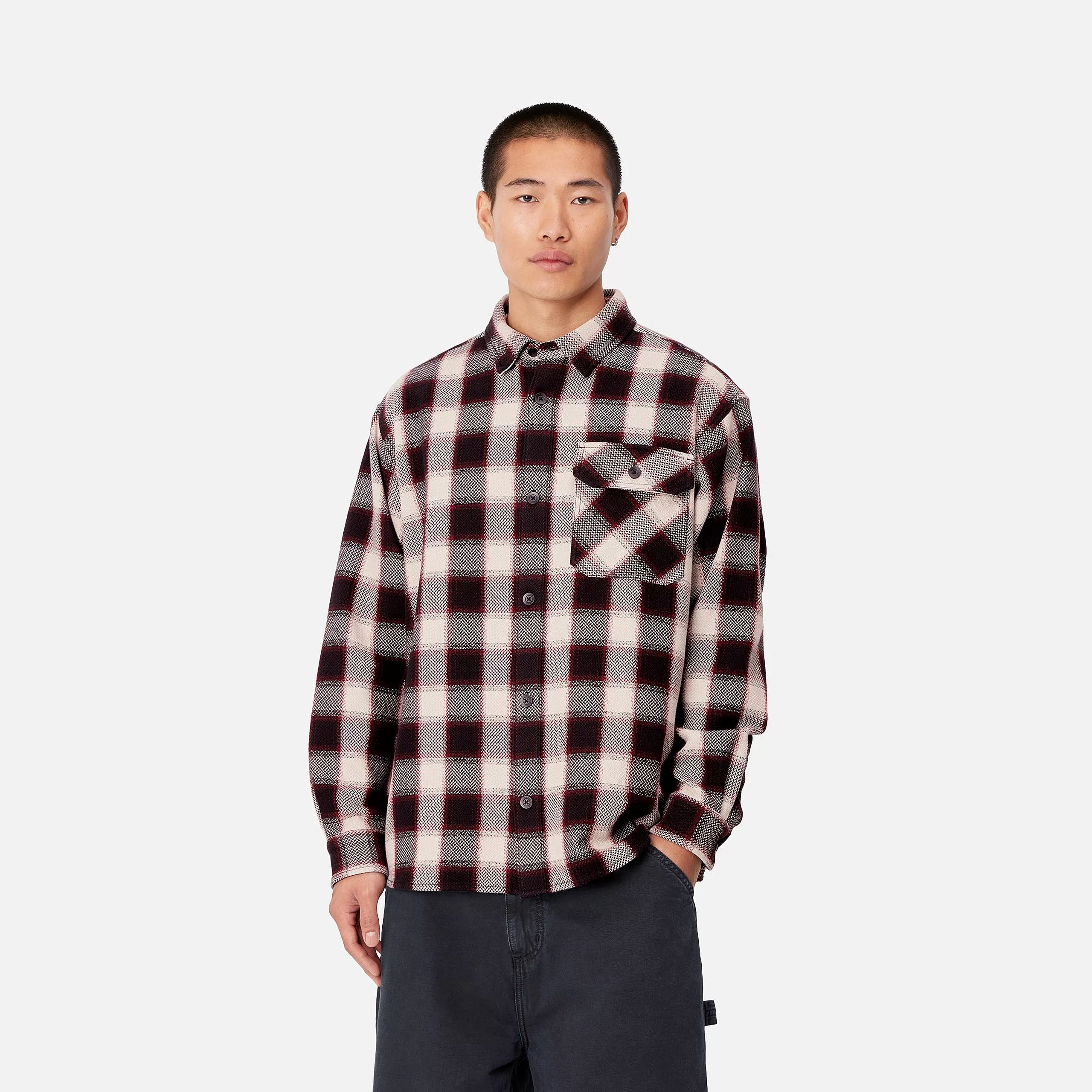 L/S WITTEN SHIRT - Witten Check, Moonbeam