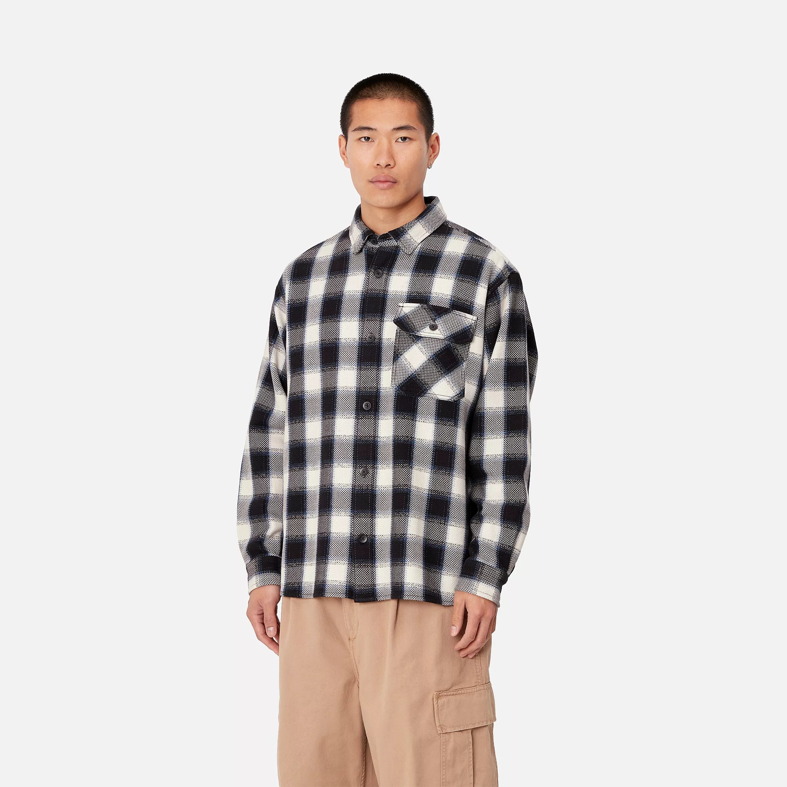 L/S WITTEN SHIRT - Witten Check, Natural