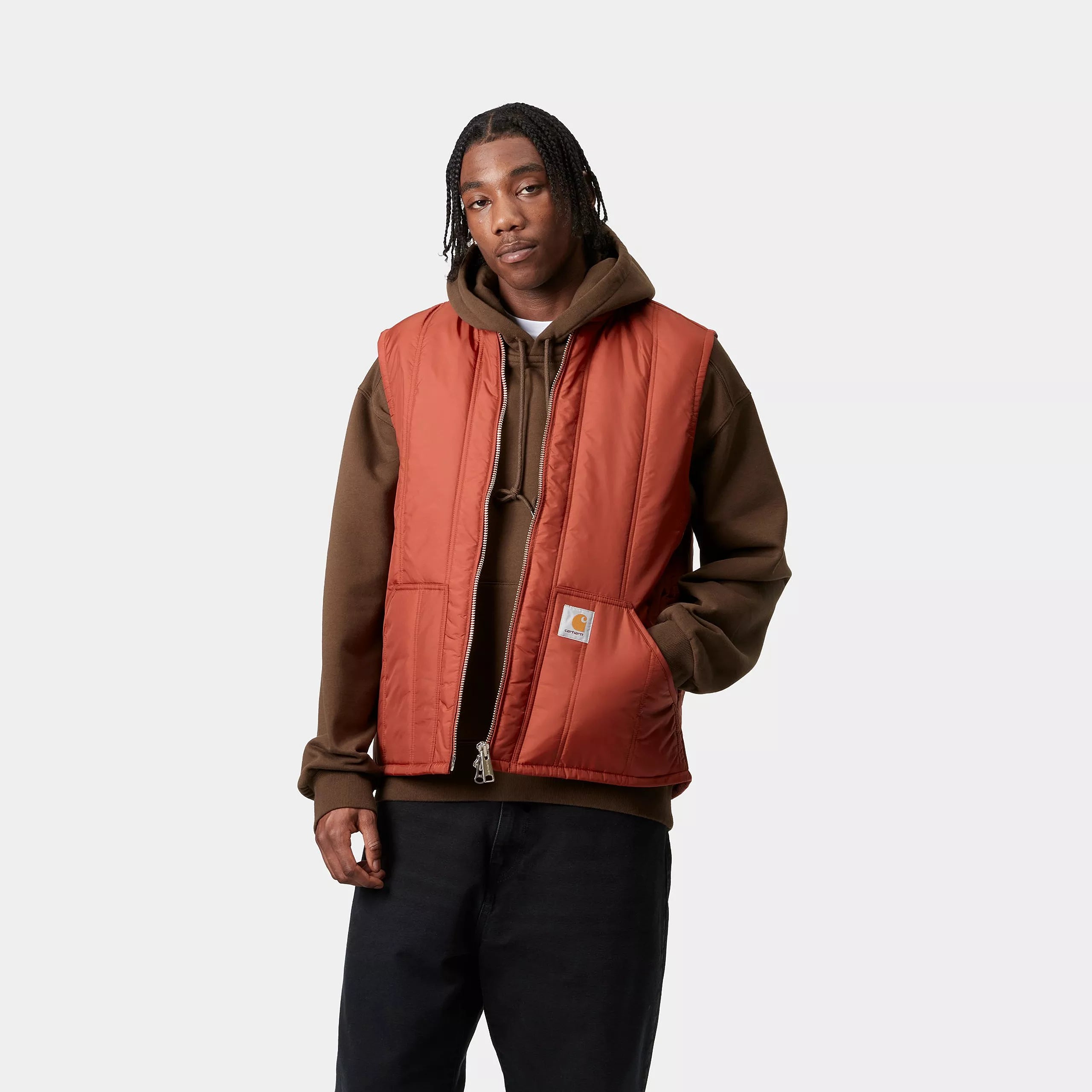 LACHLAN VEST LINER - Vermillion 4