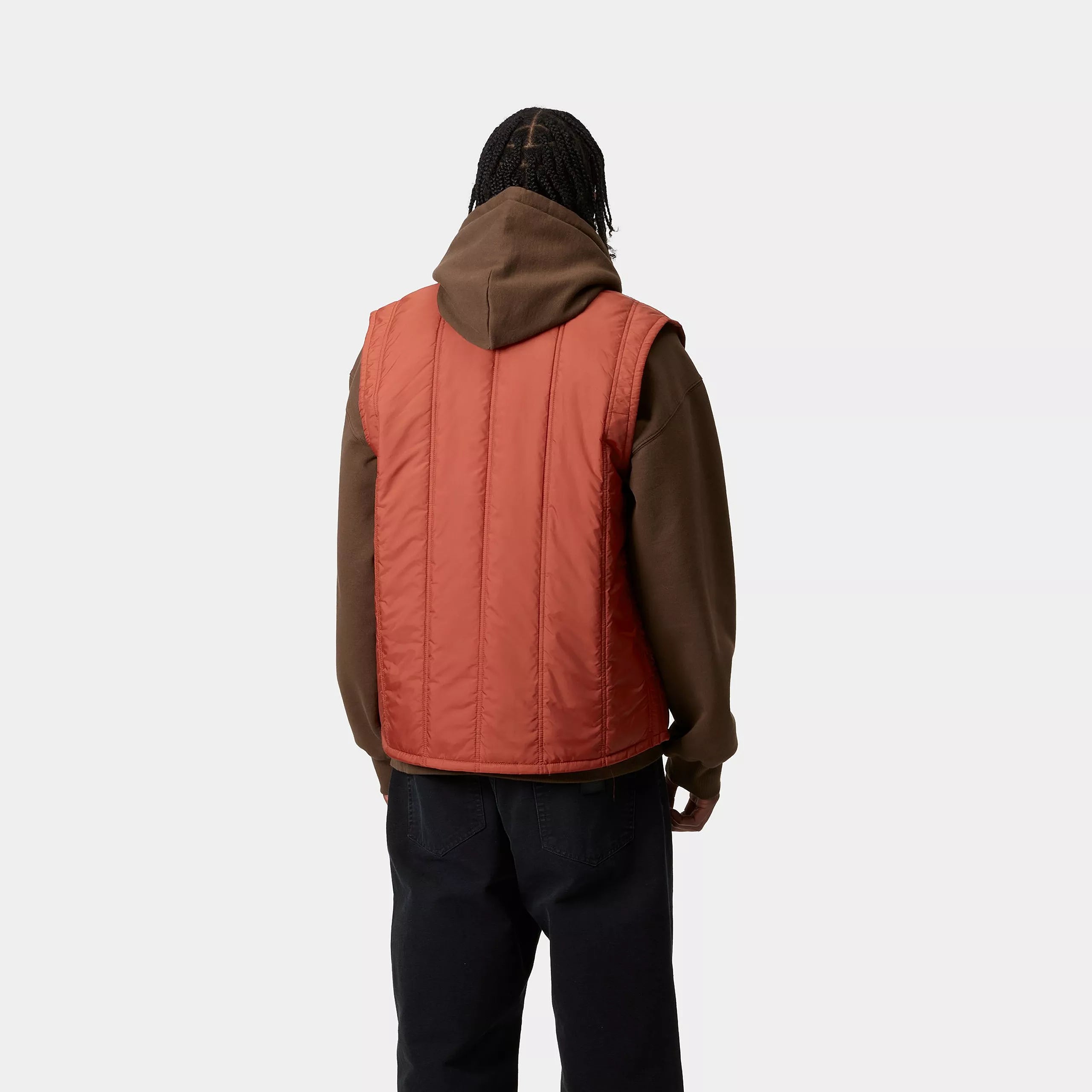 LACHLAN VEST LINER - Vermillion