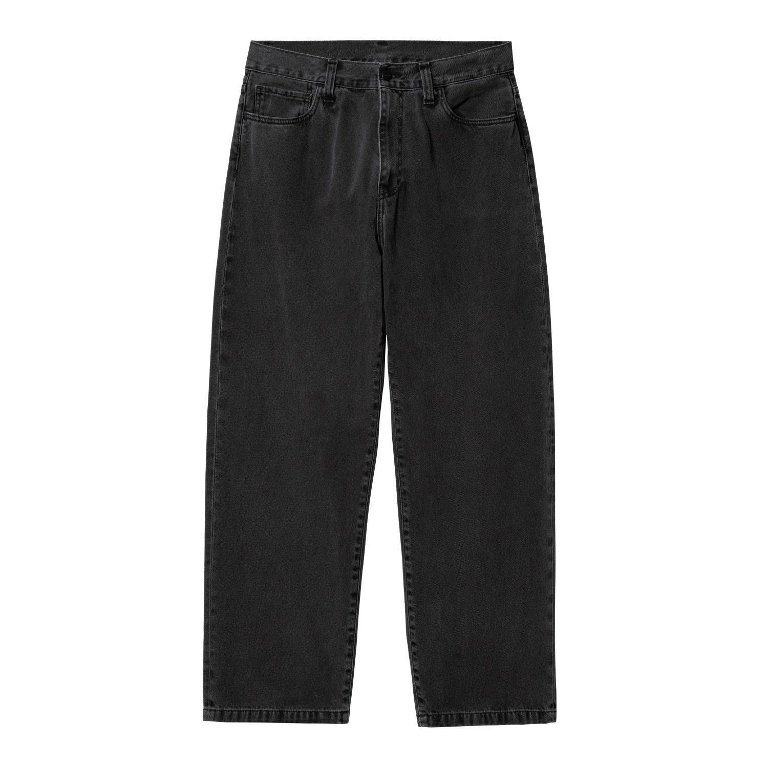 LANDON PANT - Black (heavy stone wash)