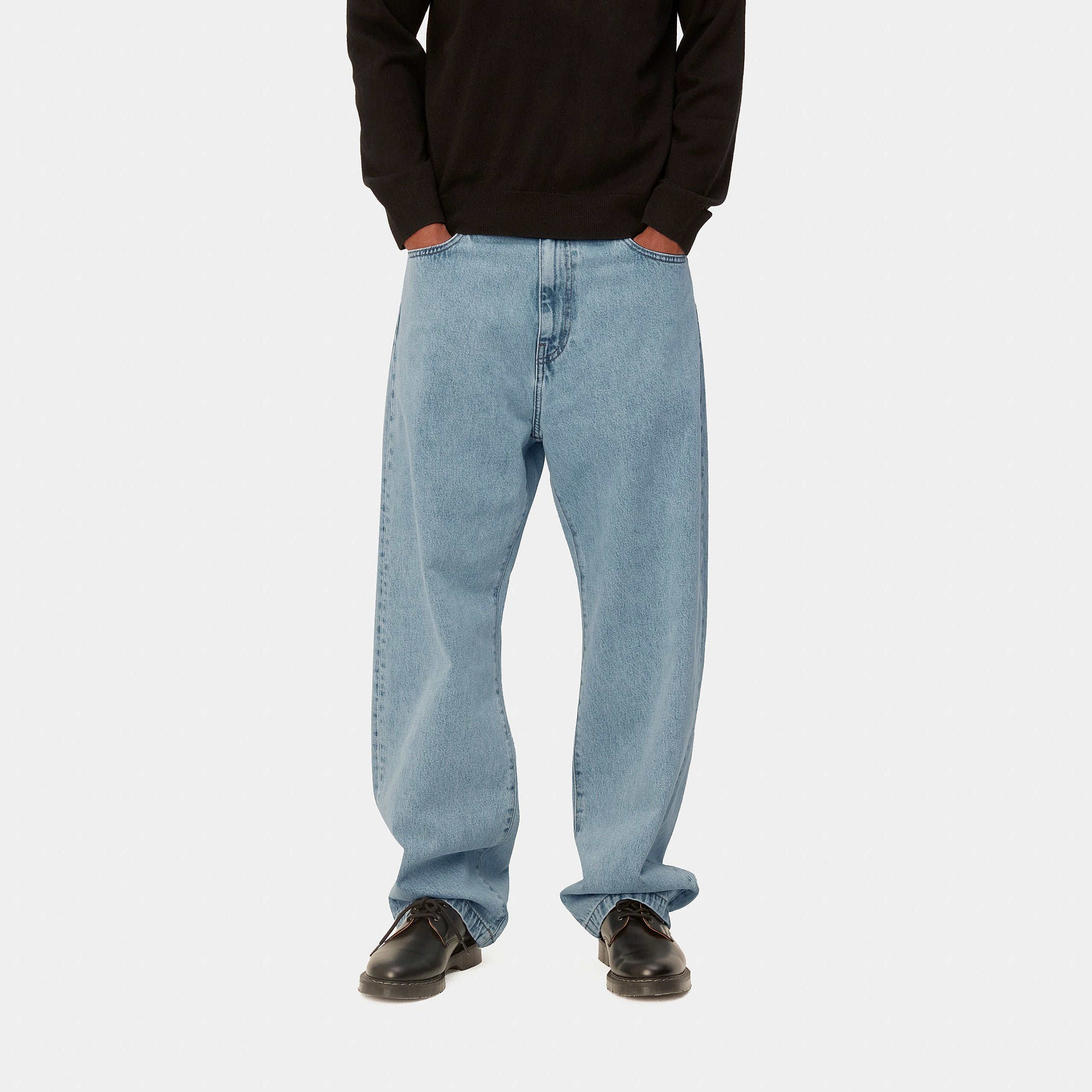 LANDON PANT - Blue (bleached)