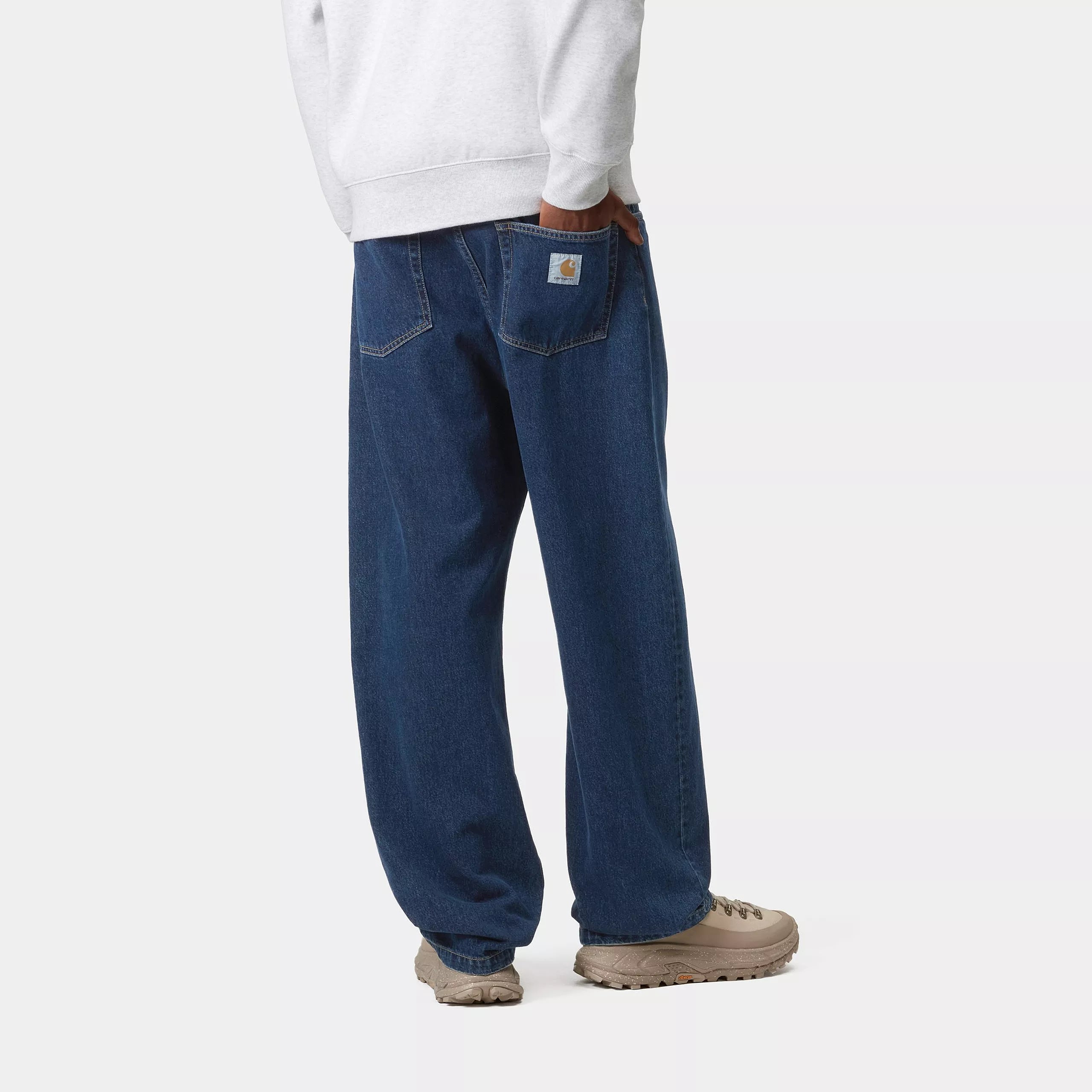 LANDON PANT - Blue (stone washed)