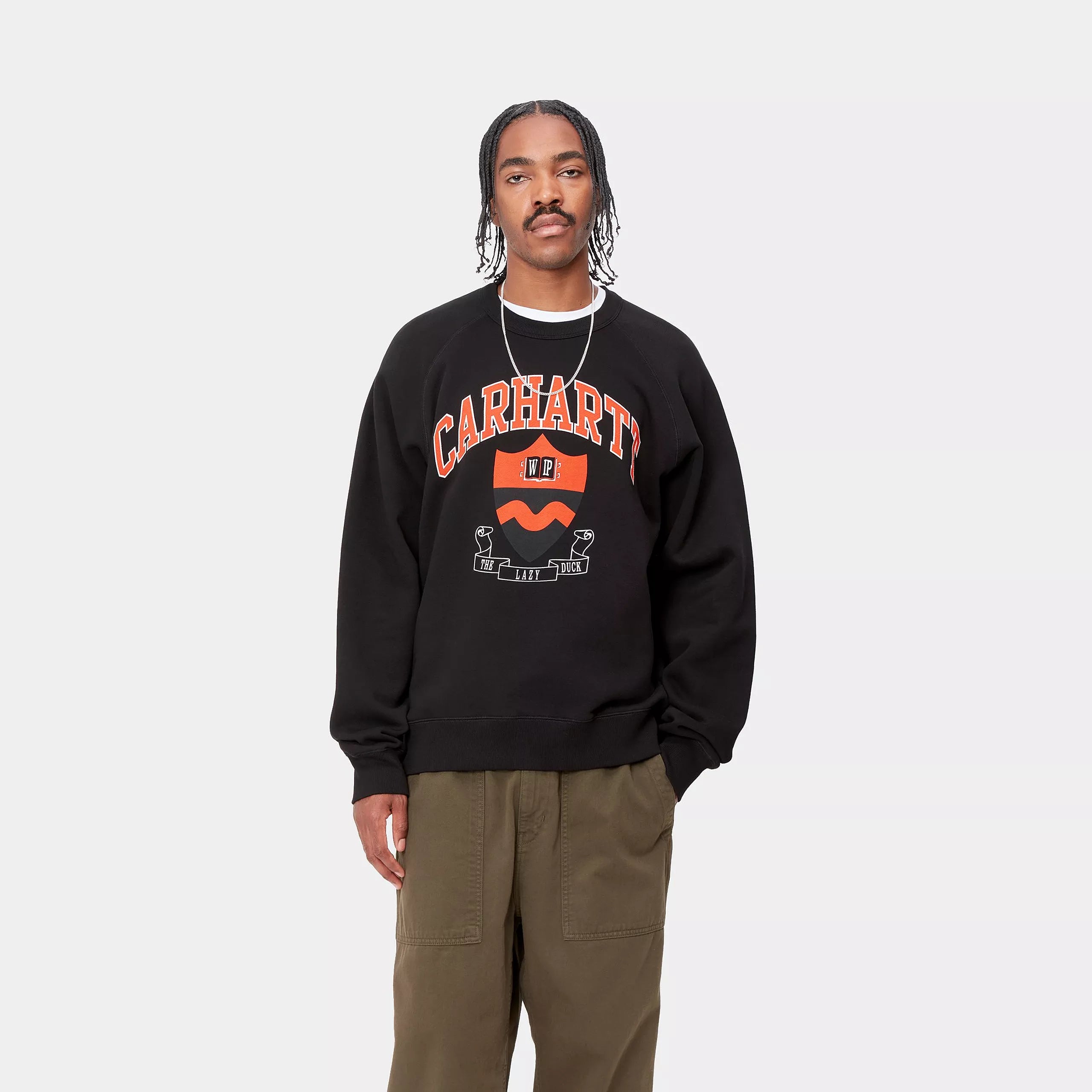 LAZY DUCK ACADEMY SWEAT - Black 2