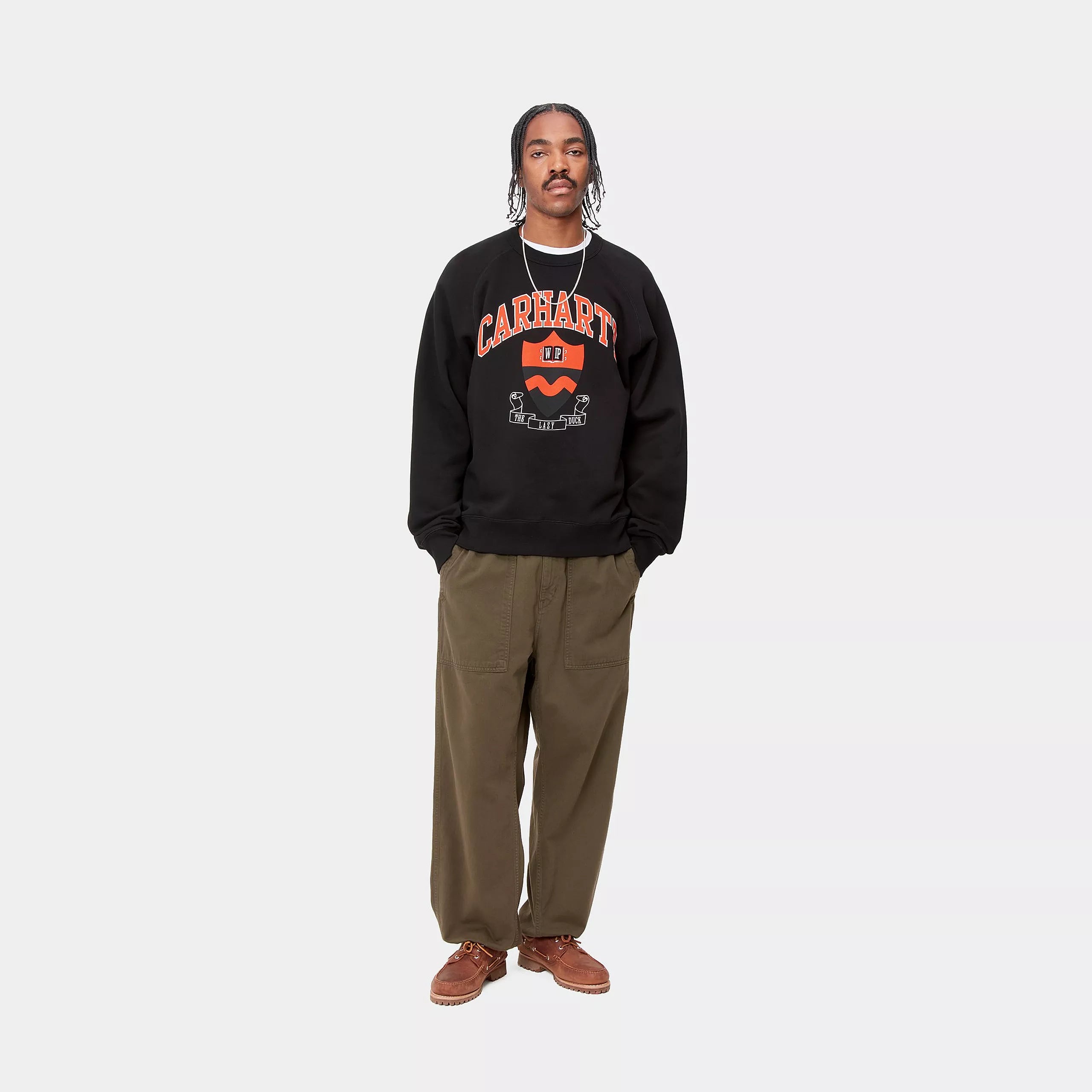 LAZY DUCK ACADEMY SWEAT - Black 4