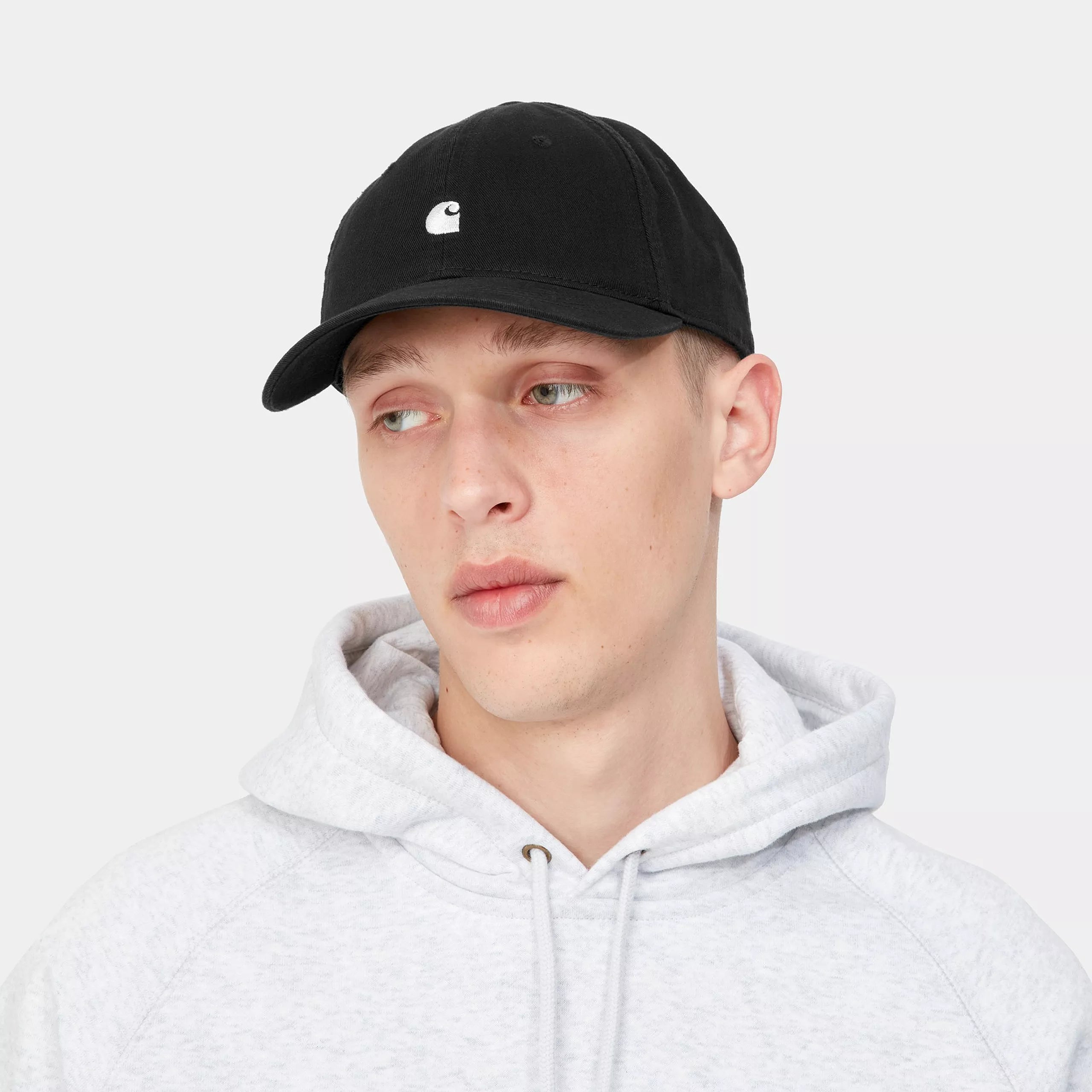 MADISON LOGO CAP - Black / White