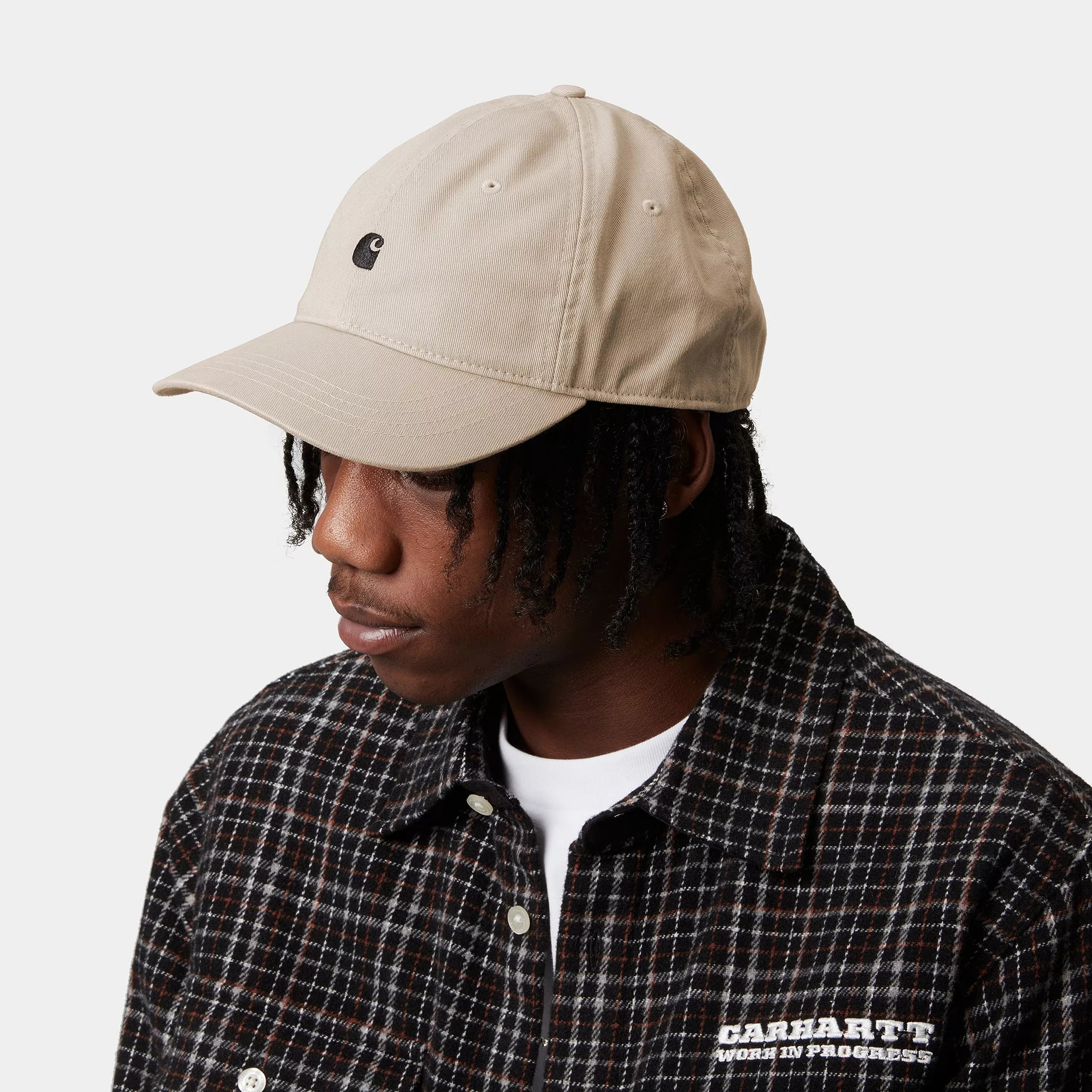 MADISON LOGO CAP - Fleur De Sel / Black