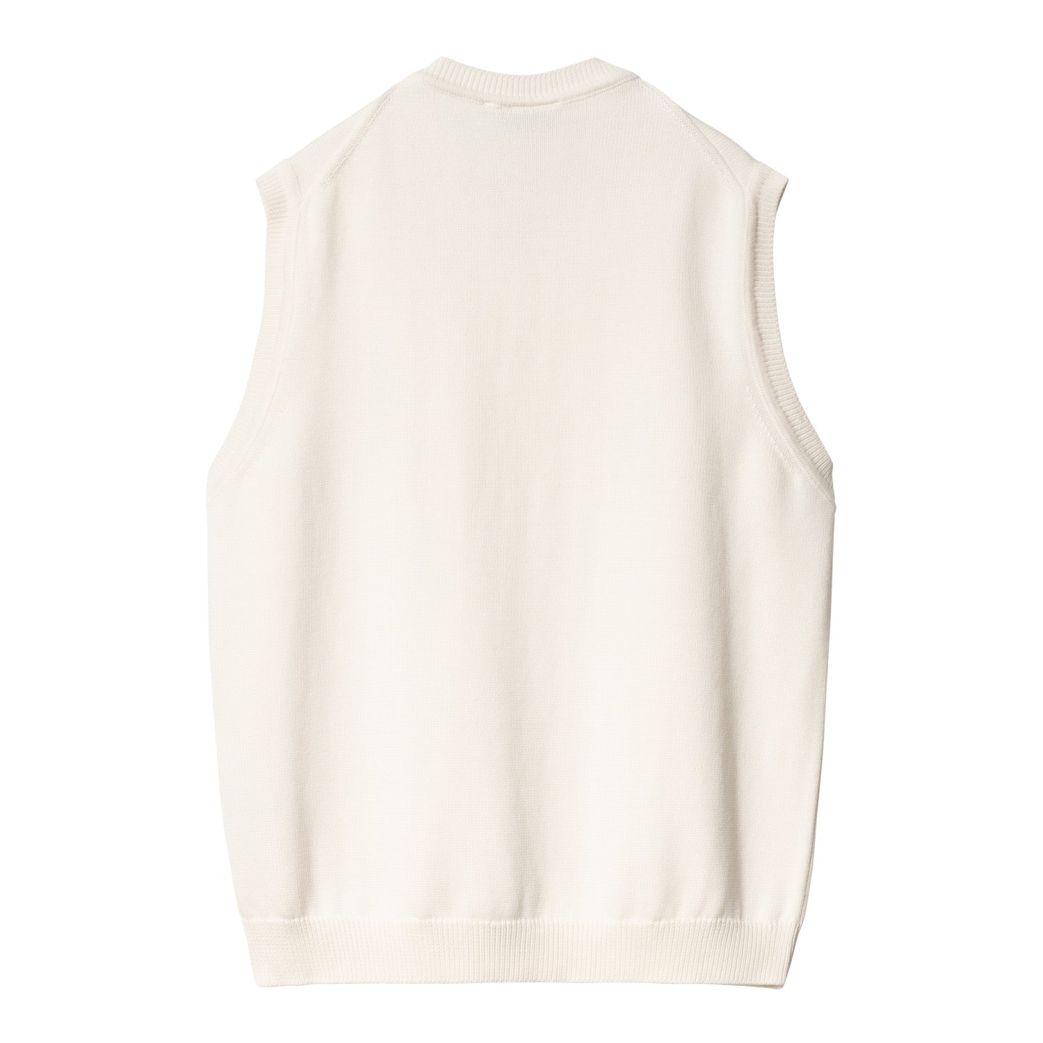 MADISON VEST SWEATER - Wax / Black