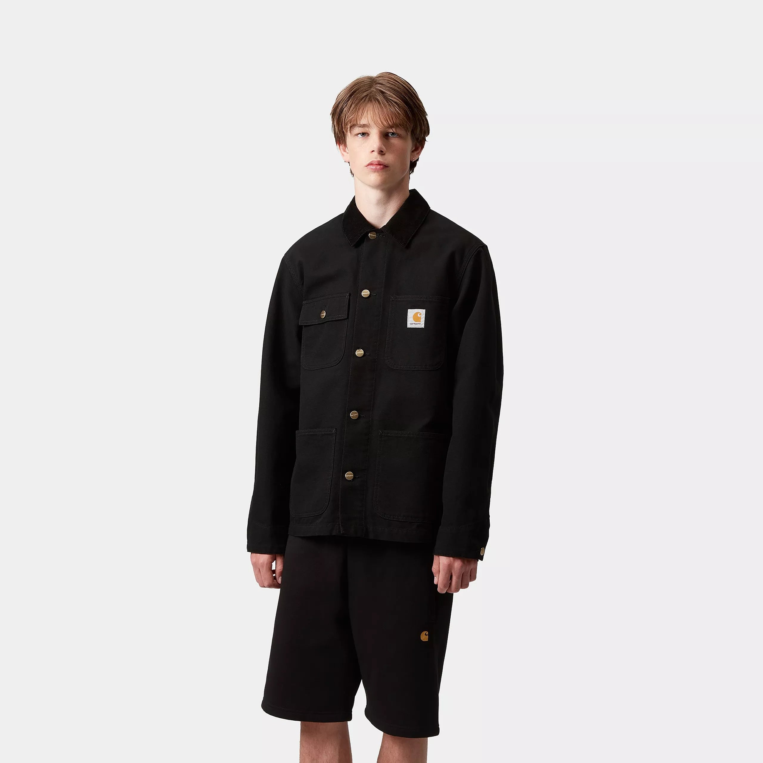 MICHIGAN COAT  - Black / Black (rinsed)