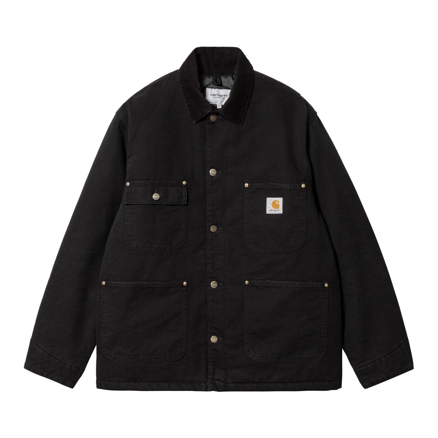 OG CHORE COAT - Black / Black (aged canvas)