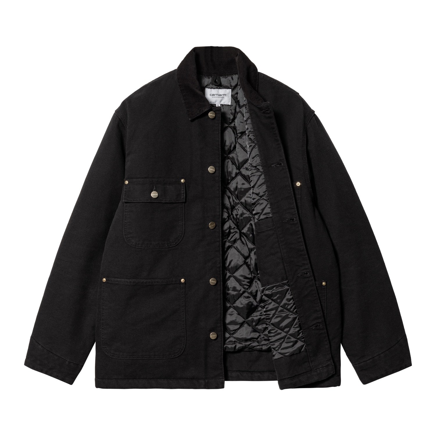 OG CHORE COAT - Black / Black (aged canvas)