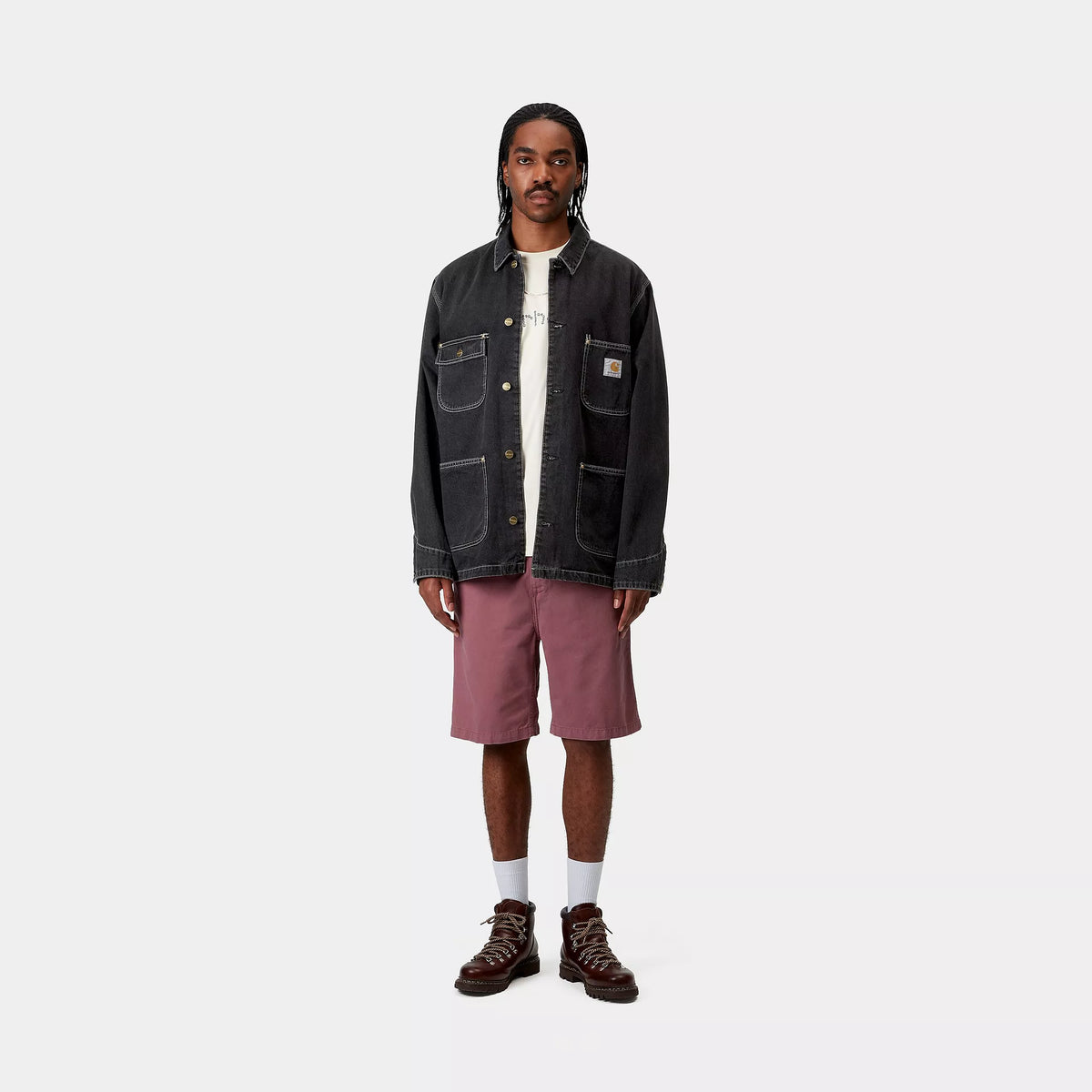 OG CHORE COAT - Black (stone washed) 4