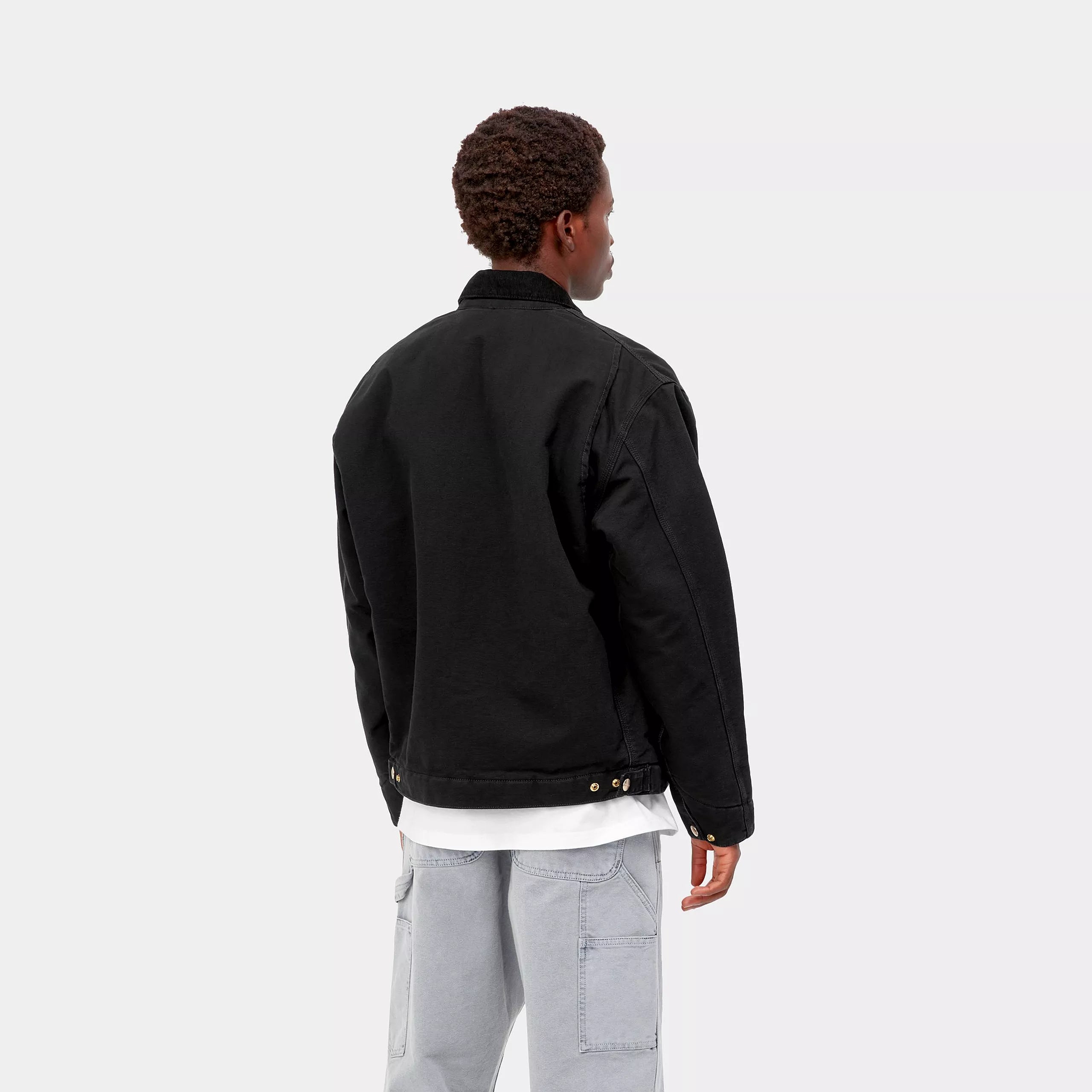 OG DETROIT JACKET - Black / Black (aged canvas)