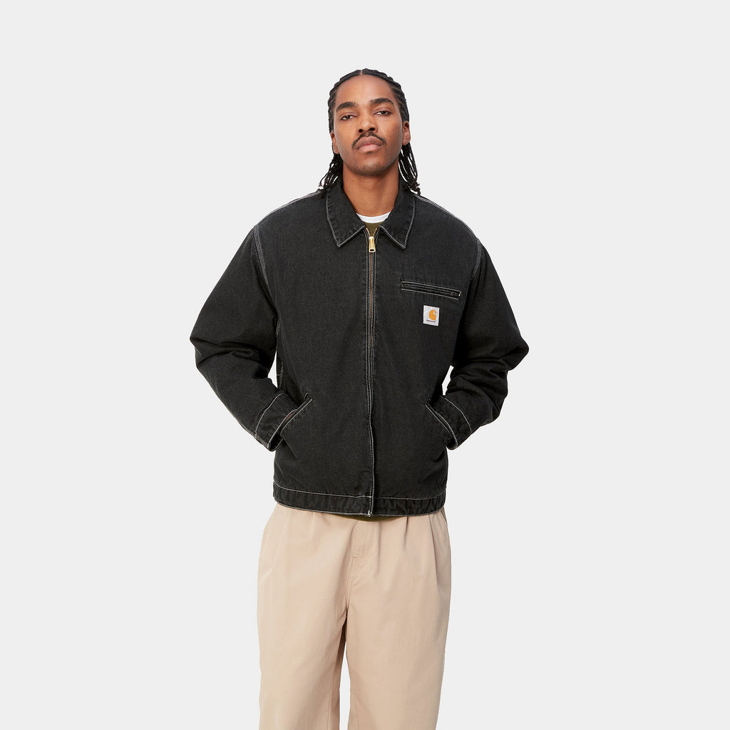 OG DETROIT JACKET - Black (stone washed)